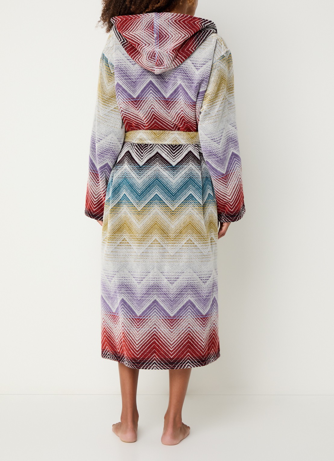 Missoni Marea badjas met opgestikte zakken - unisex - achterkant 5 multicolor
