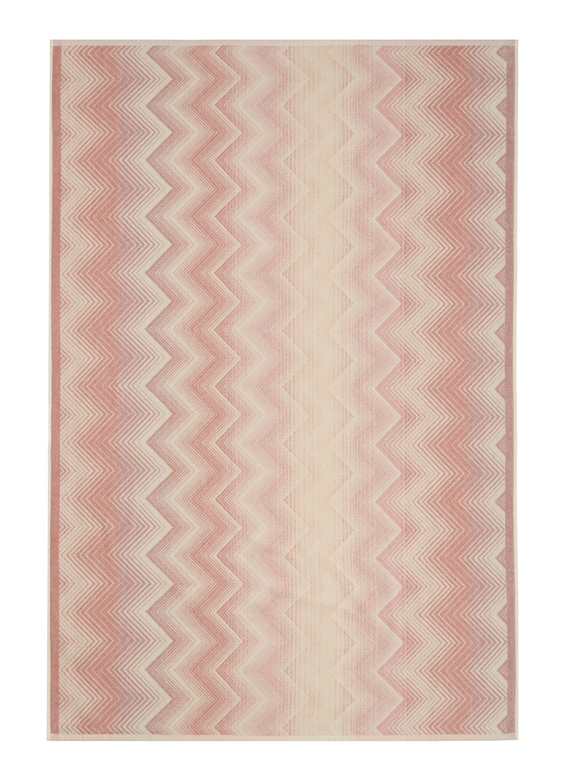Missoni Marea badlaken - 100 x 150 cm - voorkant lichtroze