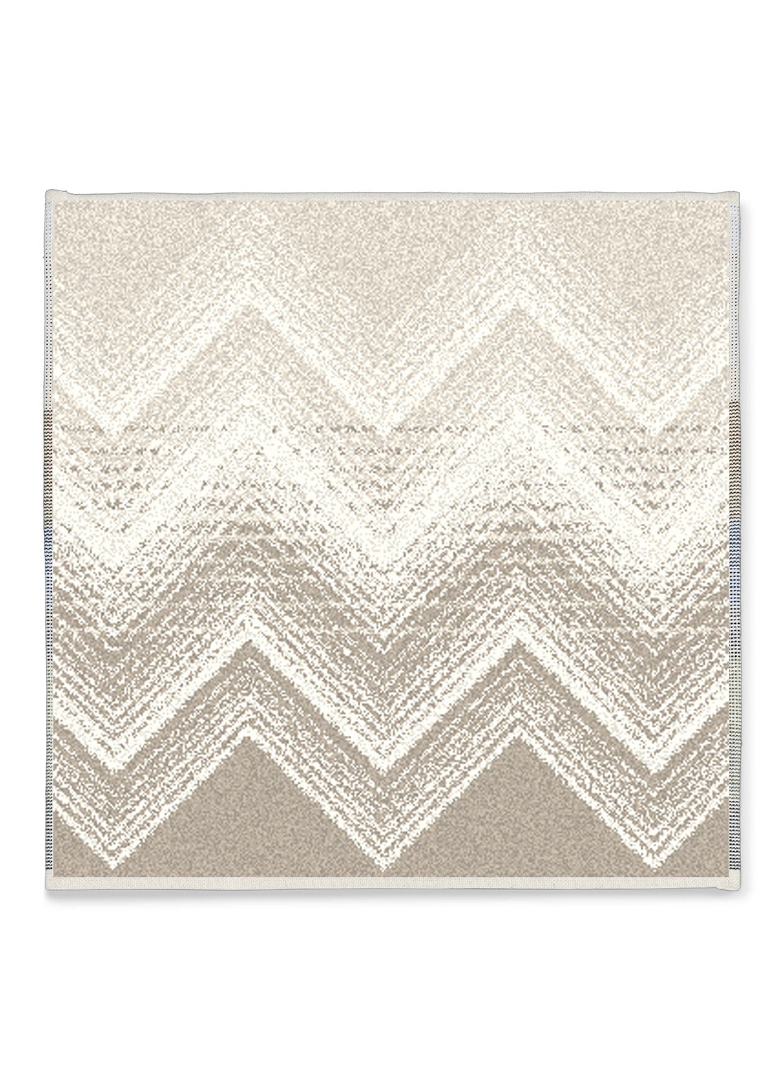 Missoni Marea gastendoek - 30 x 30 cm set van 6 in geschenkverpakking - voorkant 2 grijs