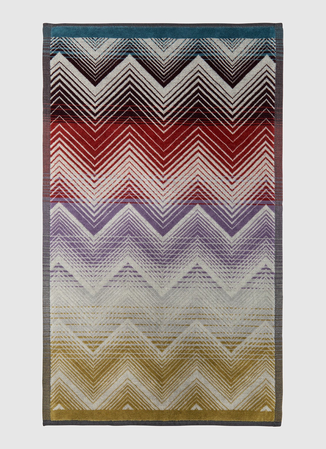 Missoni Marea gastendoek 70 x 40 cm  - voorkant 2 rood