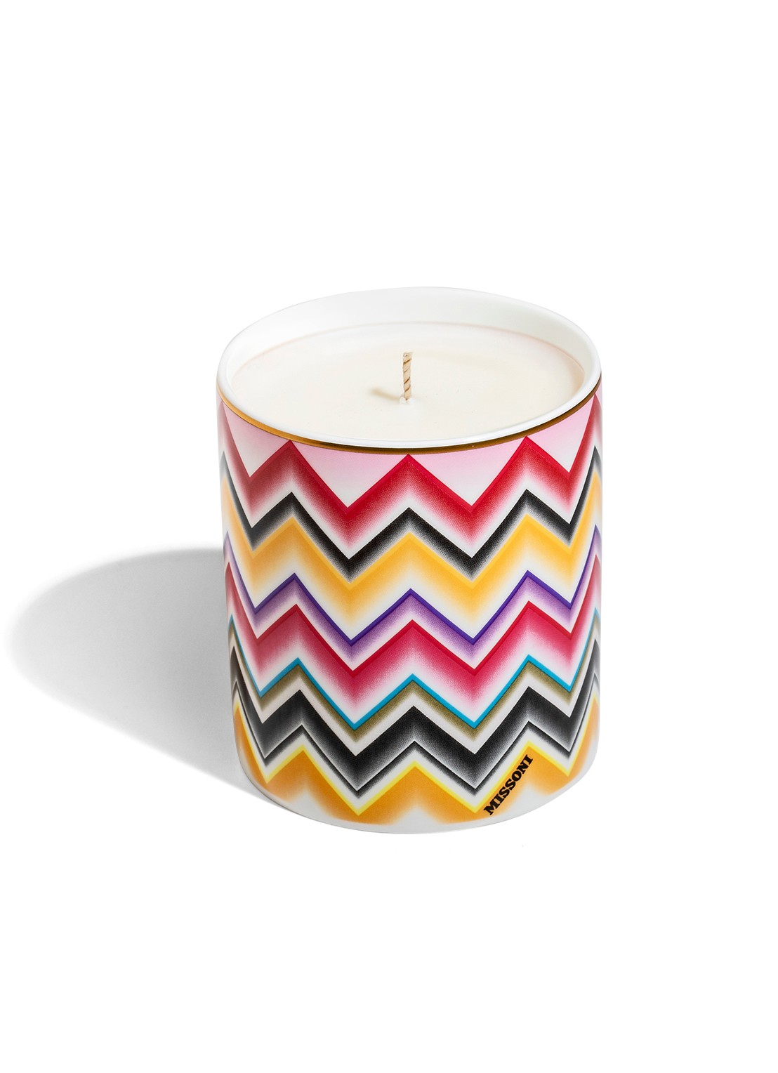 Missoni Marrakech geurkaars - voorkant roze