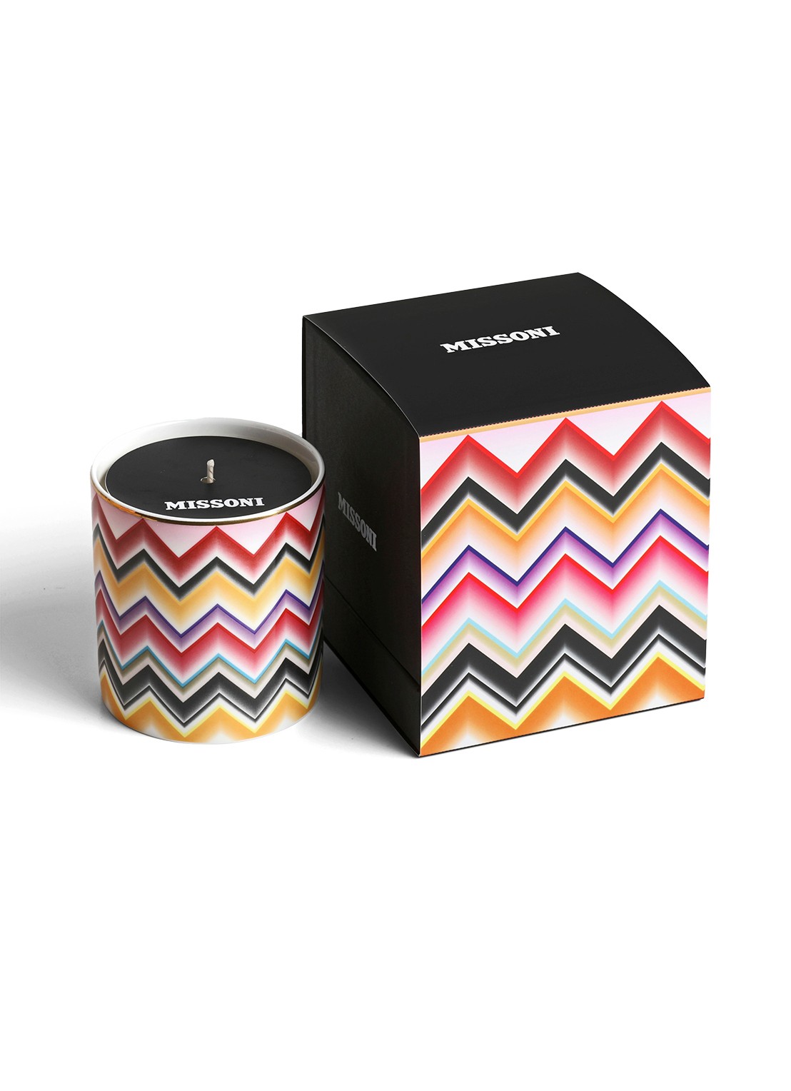 Missoni Marrakech geurkaars - voorkant 2 roze