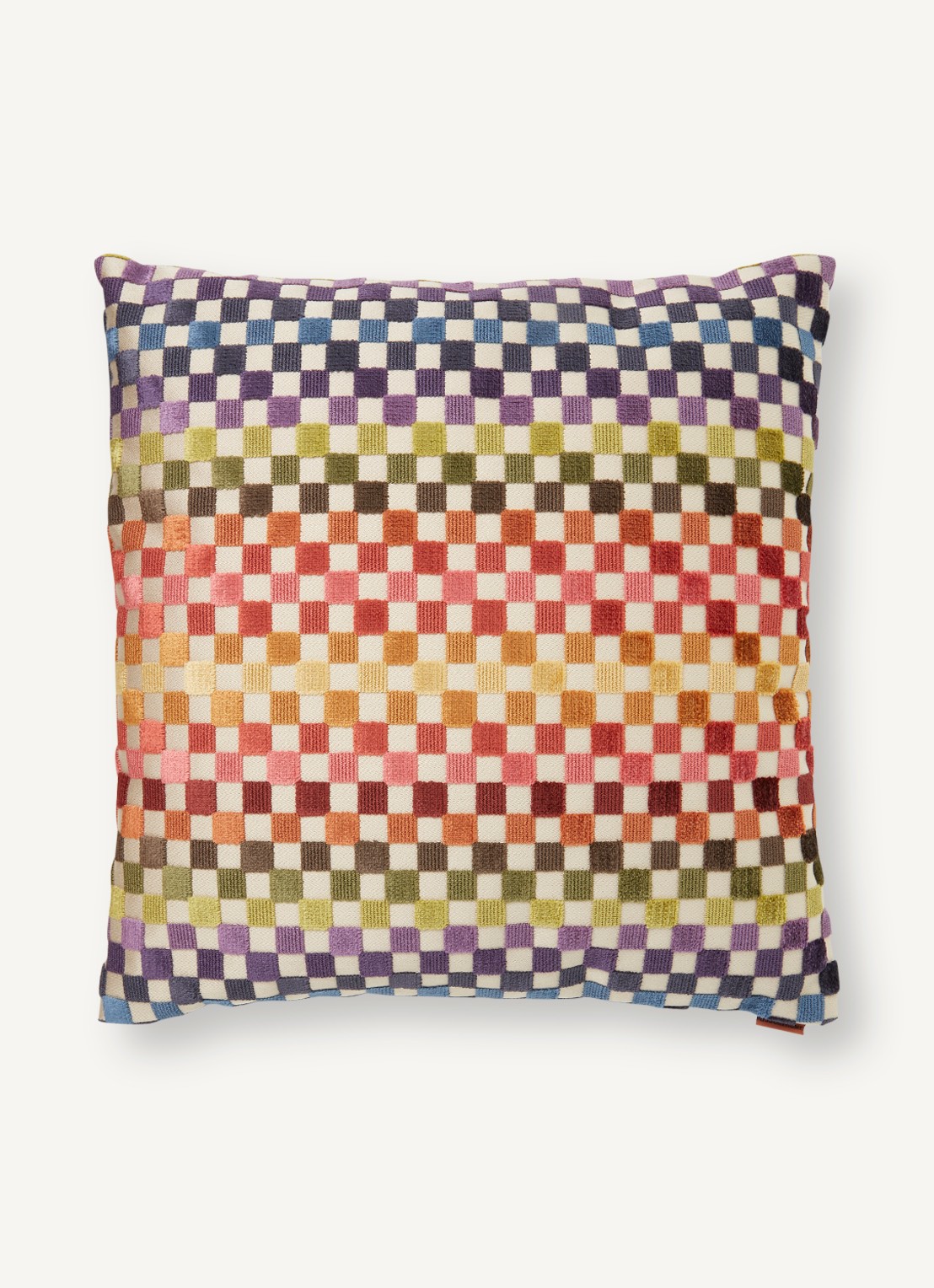 Missoni Maseko sierkussen 40 x 40 cm - voorkant 3 vanillegeel