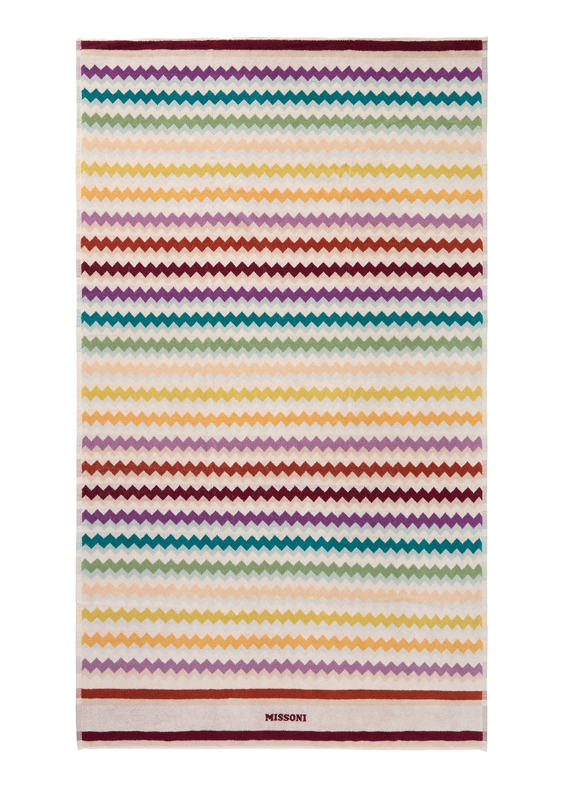 Missoni Watamu strandlaken - 180 x 100 cm - voorkant 2 beige