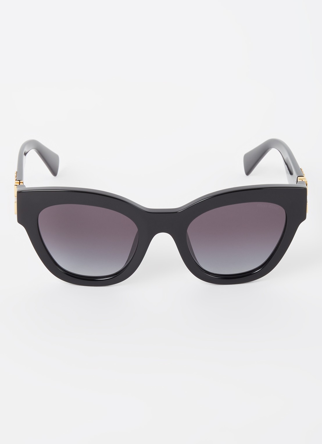 Miu Miu Butterfly zonnebril MU 01YS  - detail zwart
