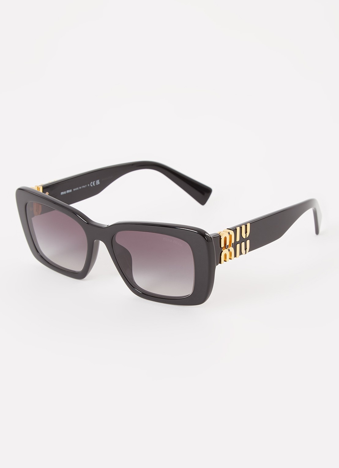 Miu Miu Butterfly zonnebril MU 07YS - voorkant 4 zwart