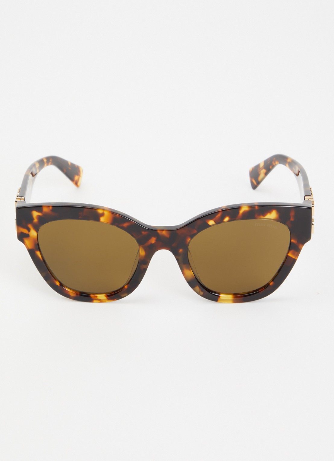 Miu Miu Cat eye zonnebril MU 01YS - detail 2 hazelnootbruin