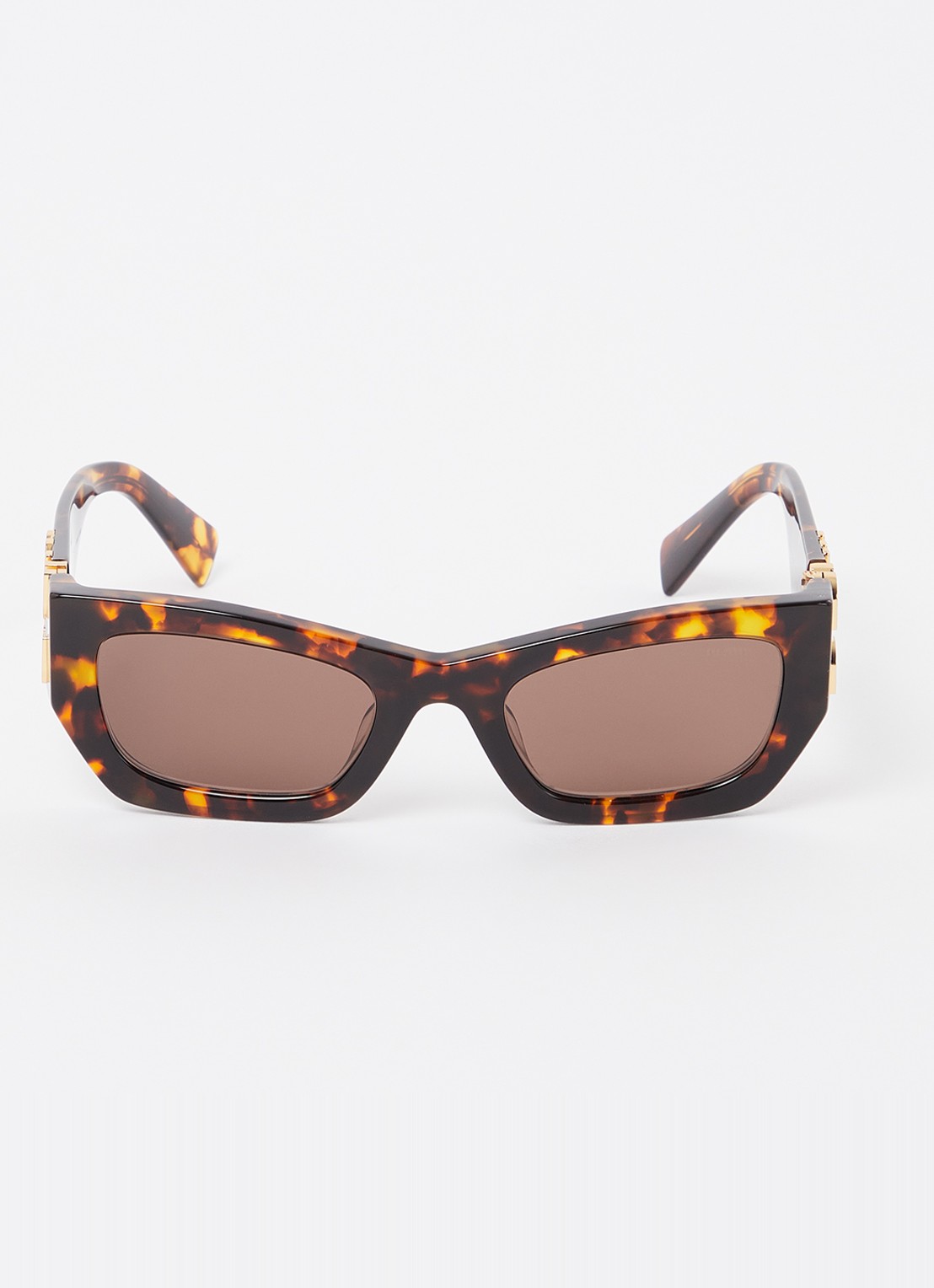 Miu Miu Cat Eye zonnebril MU 09WS - detail 3 donkerbruin