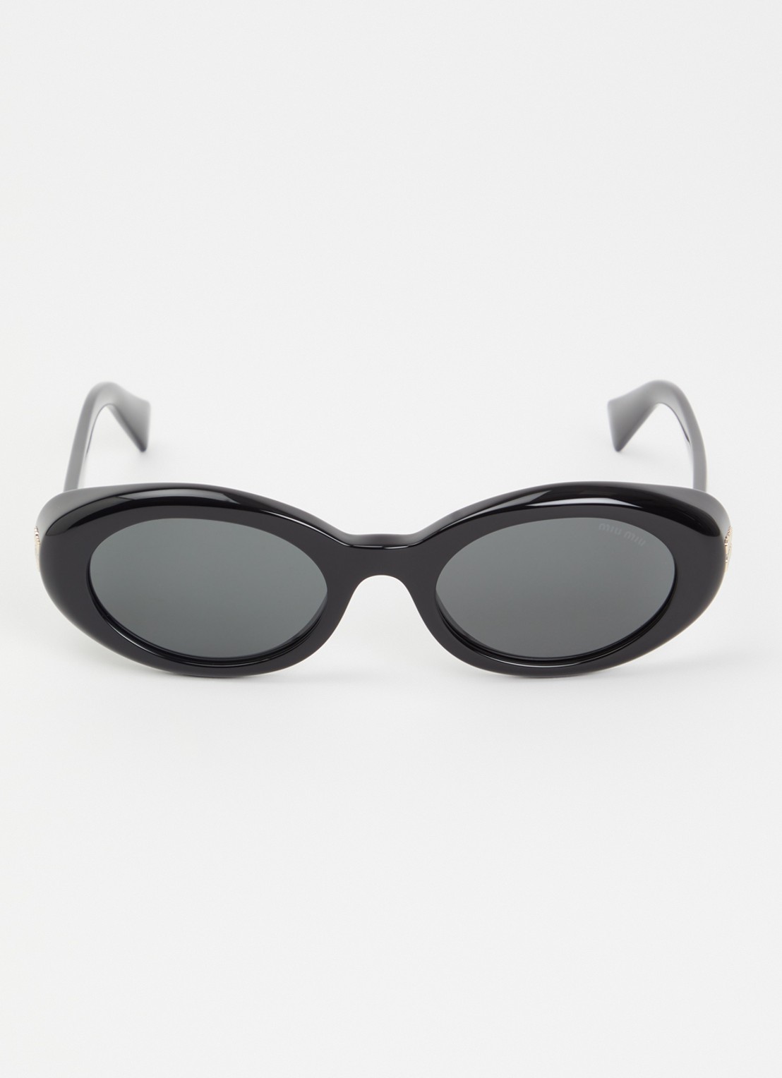 Miu Miu Cat eye zonnebril MU B09S - detail zwart