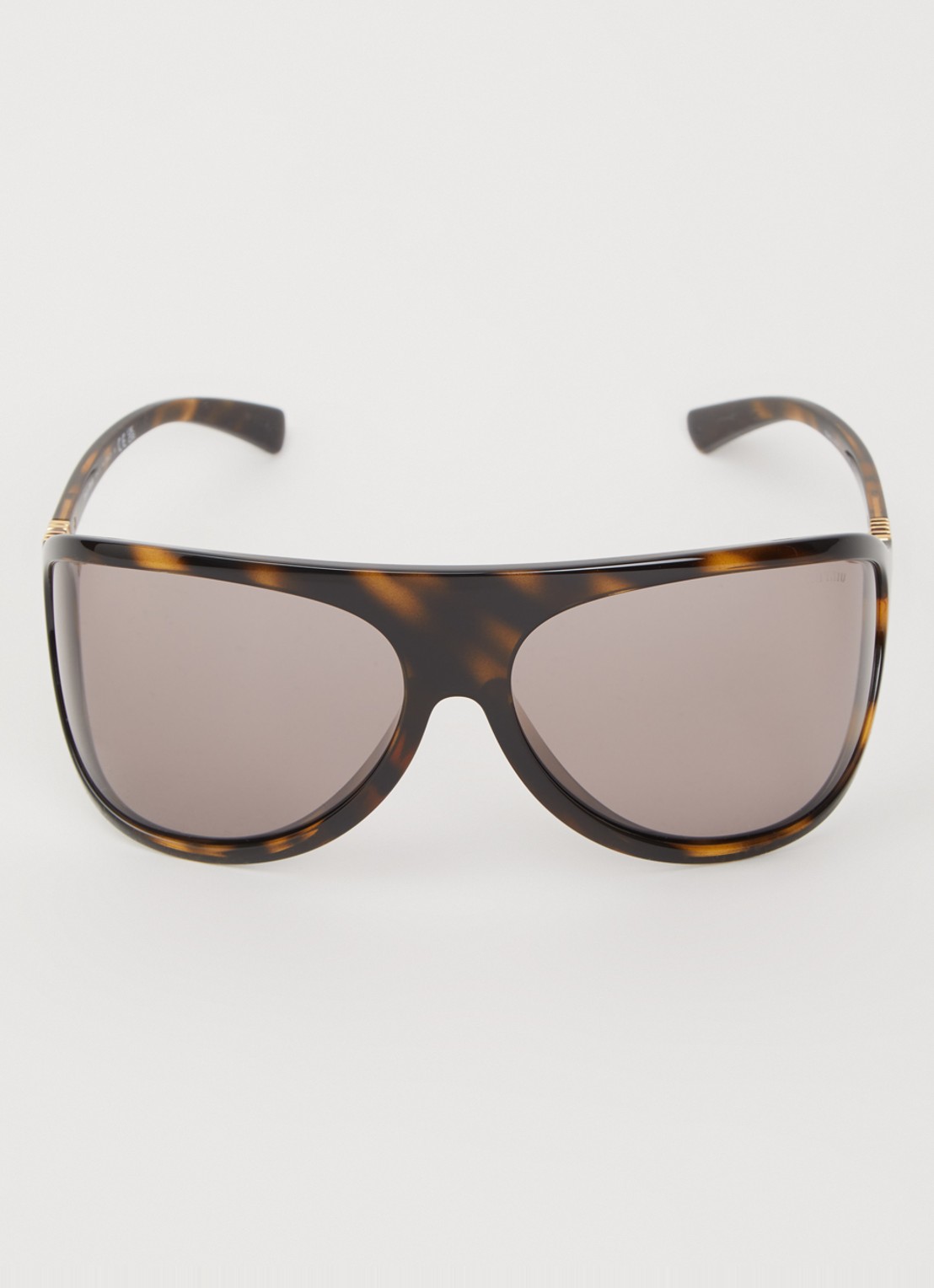 Miu Miu Piloten zonnebril MU A01S - detail 2 donkerbruin