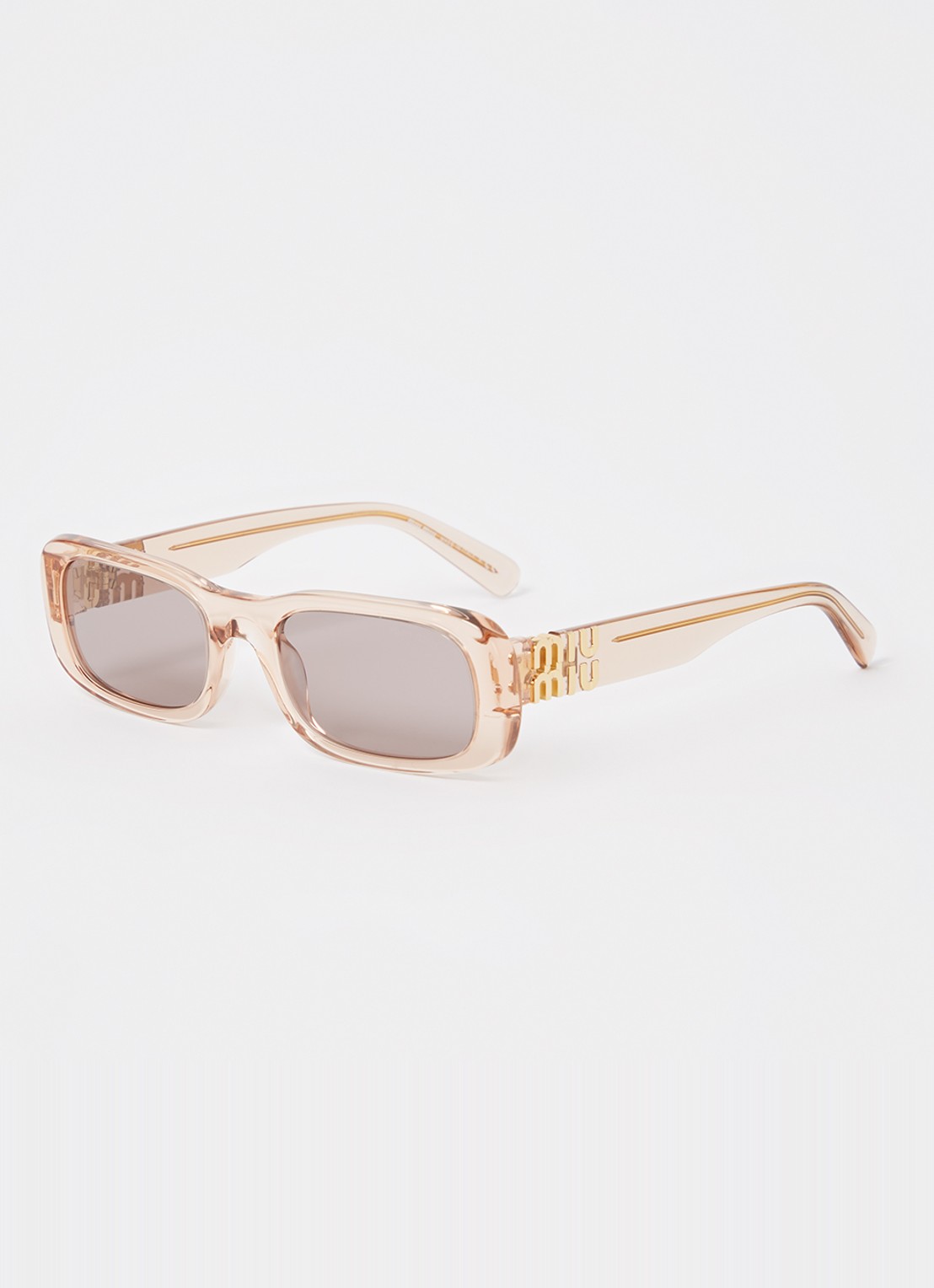 Miu Miu Retro zonnebril MU 08ZS - voorkant roze
