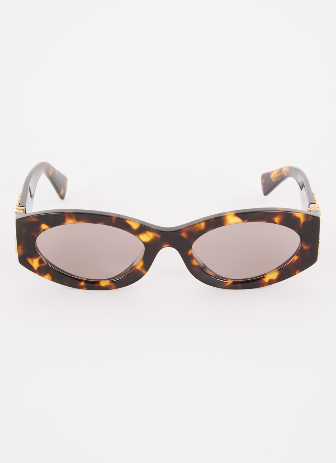 Miu Miu Retro zonnebril MU 11WS - detail donkerbruin