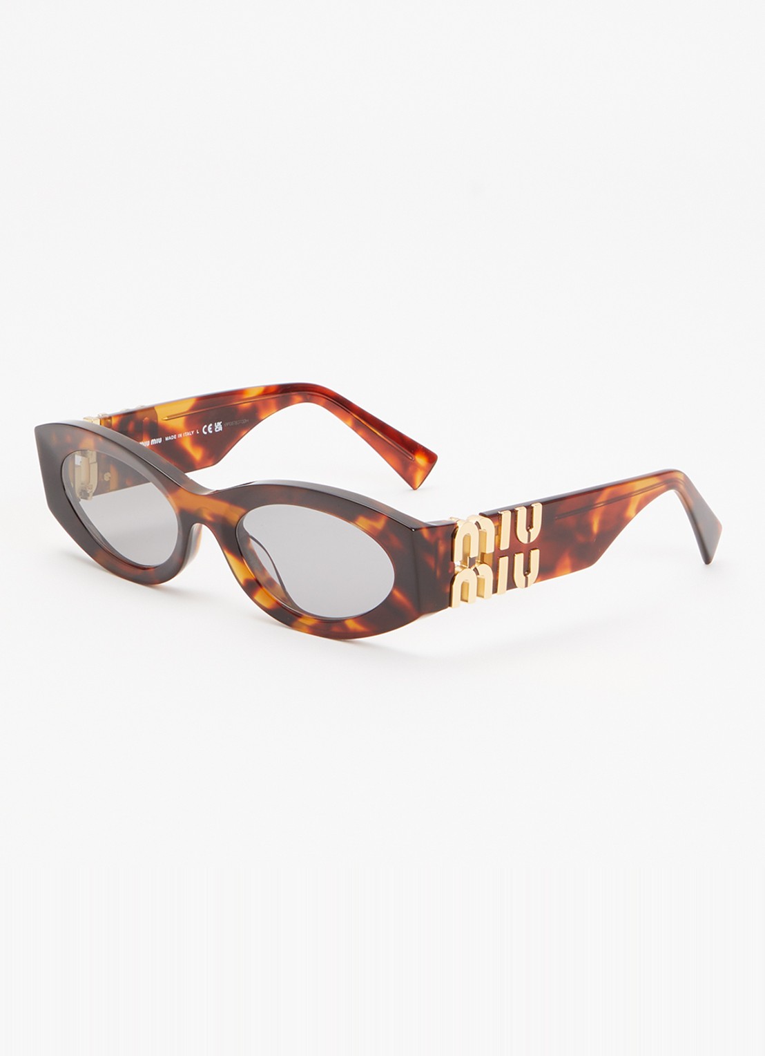 Miu Miu Retro zonnebril MU 11WS - voorkant bruin