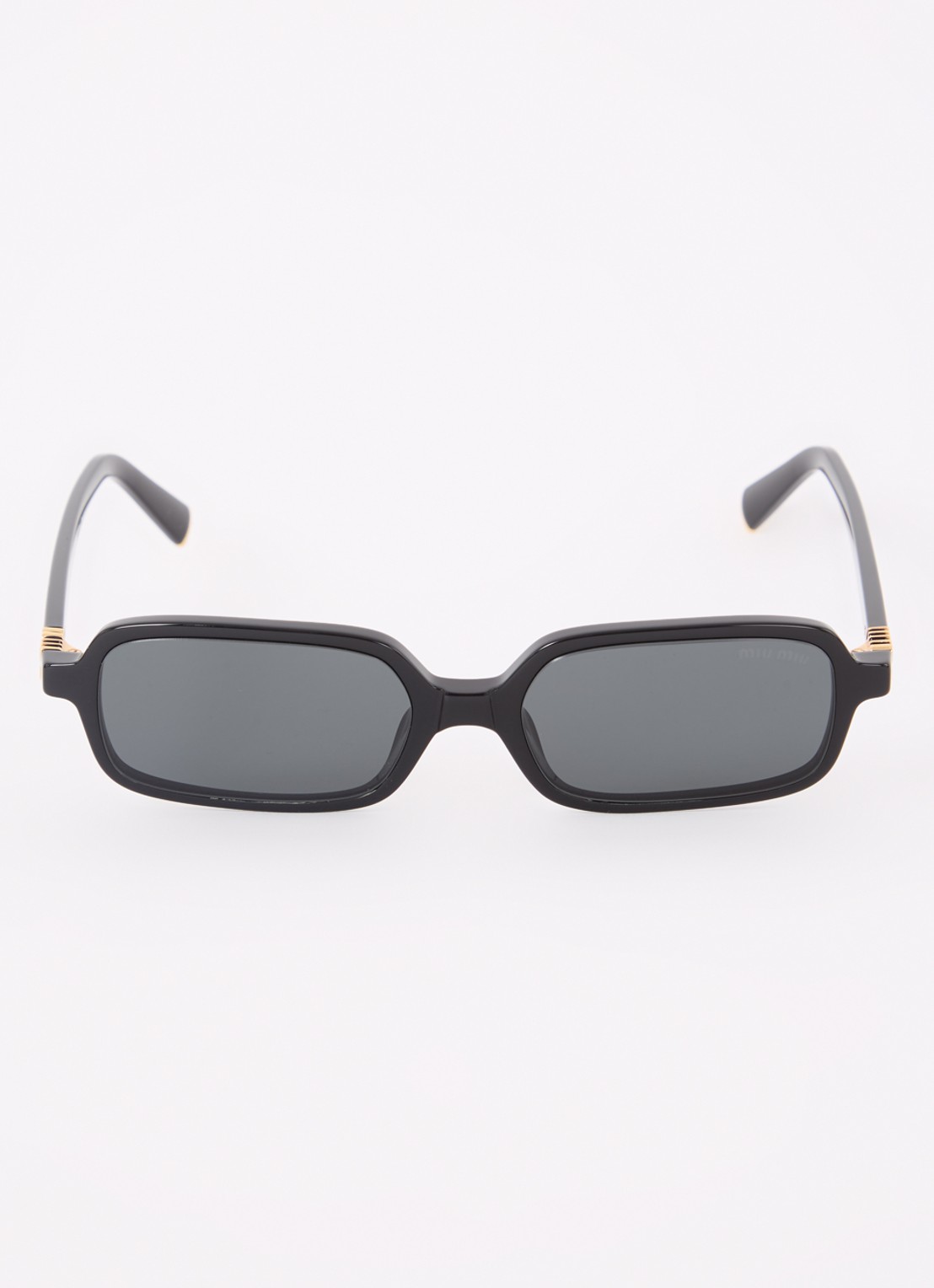 Miu Miu Retro zonnebril MU 11ZS - detail zwart