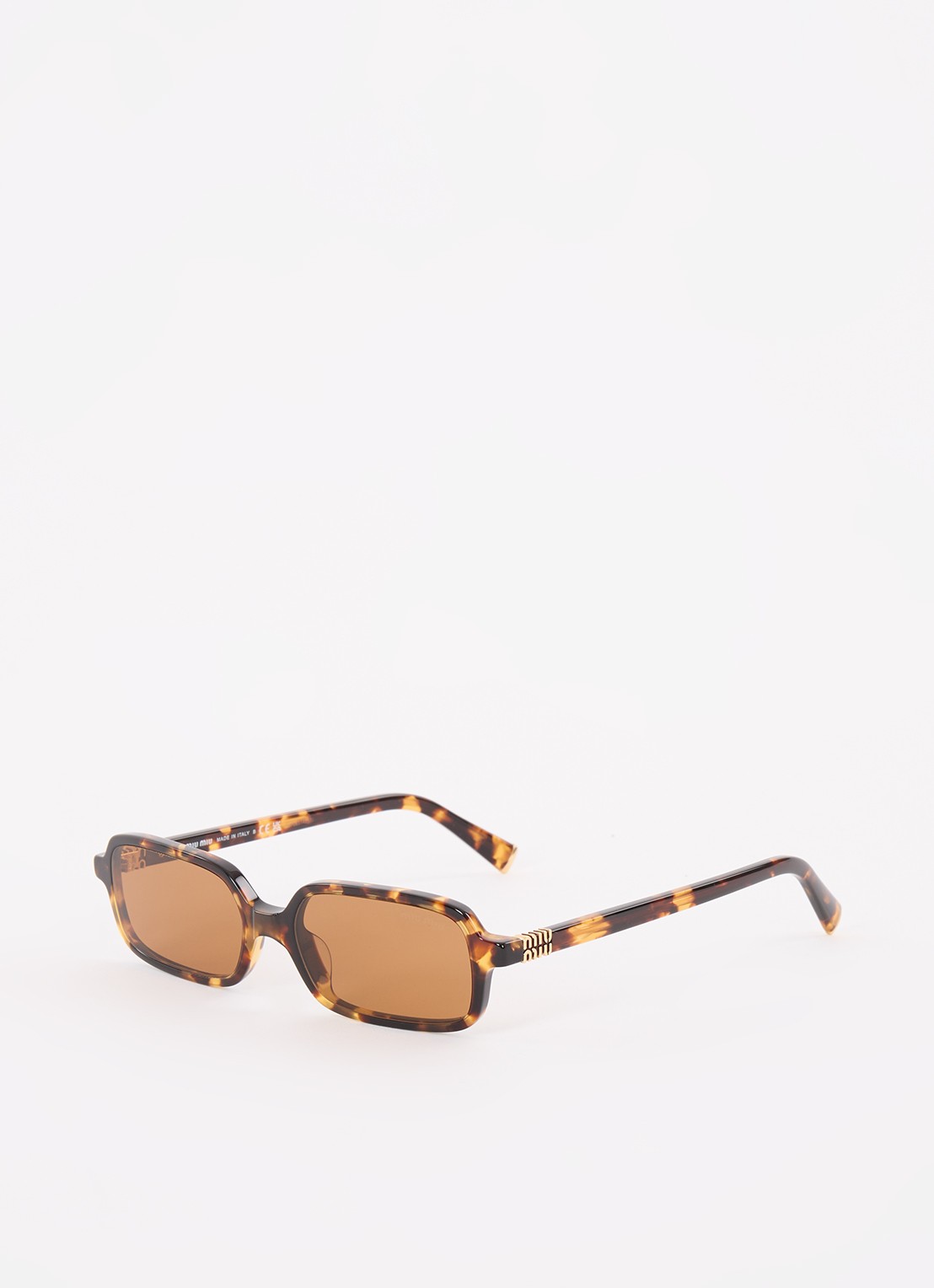 Miu Miu Retro zonnebril MU 11ZS - voorkant bruin