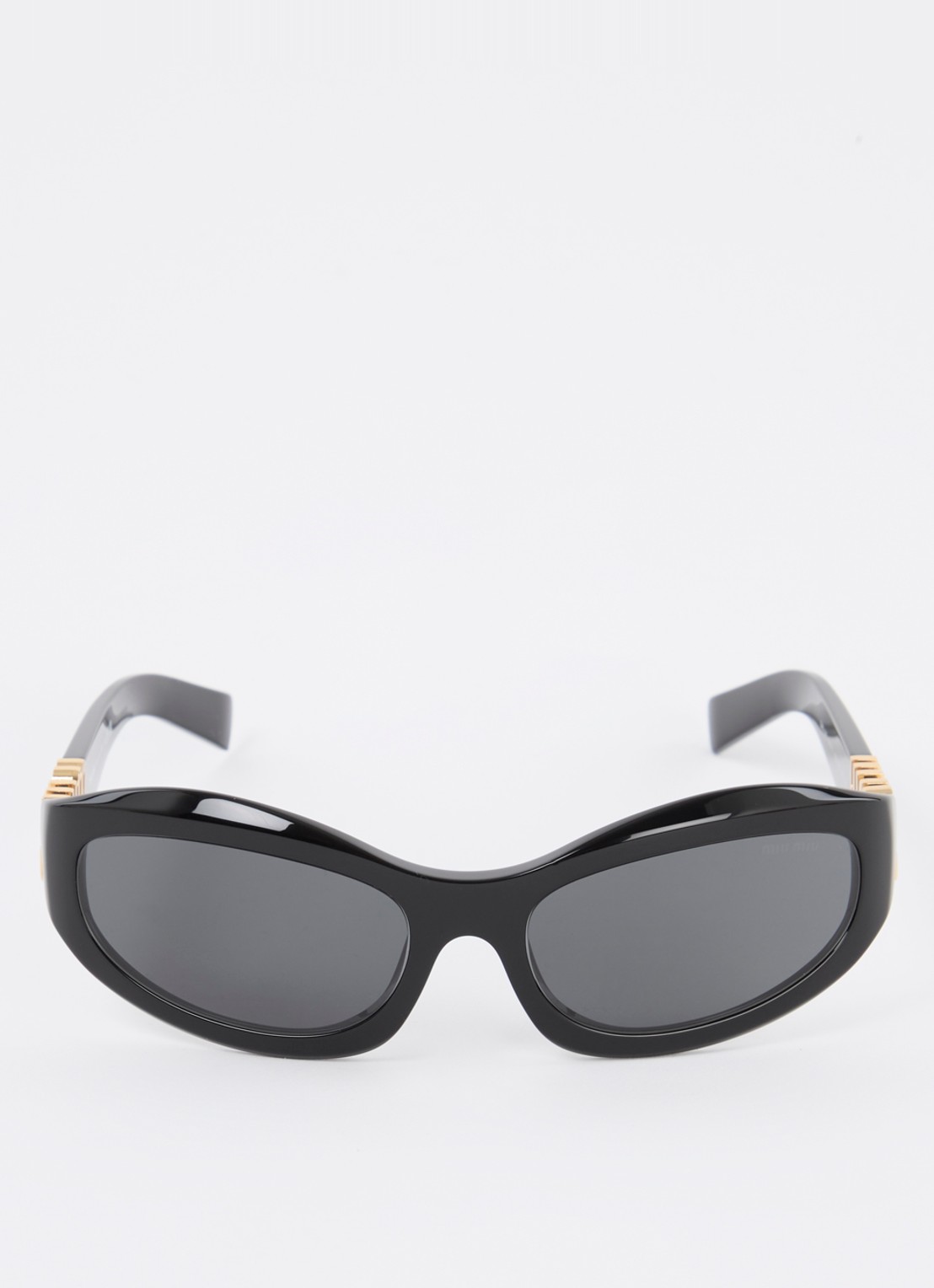 Miu Miu Retro zonnebril MU 14ZS - detail zwart