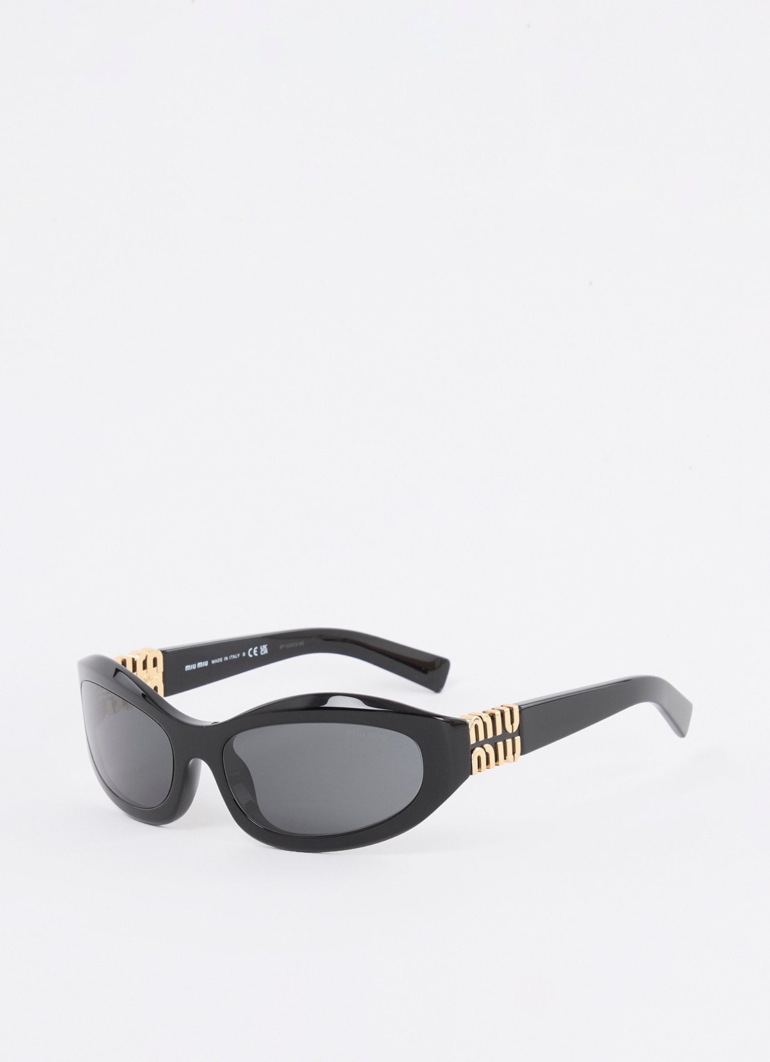 Miu Miu Retro zonnebril MU 14ZS - voorkant 4 zwart