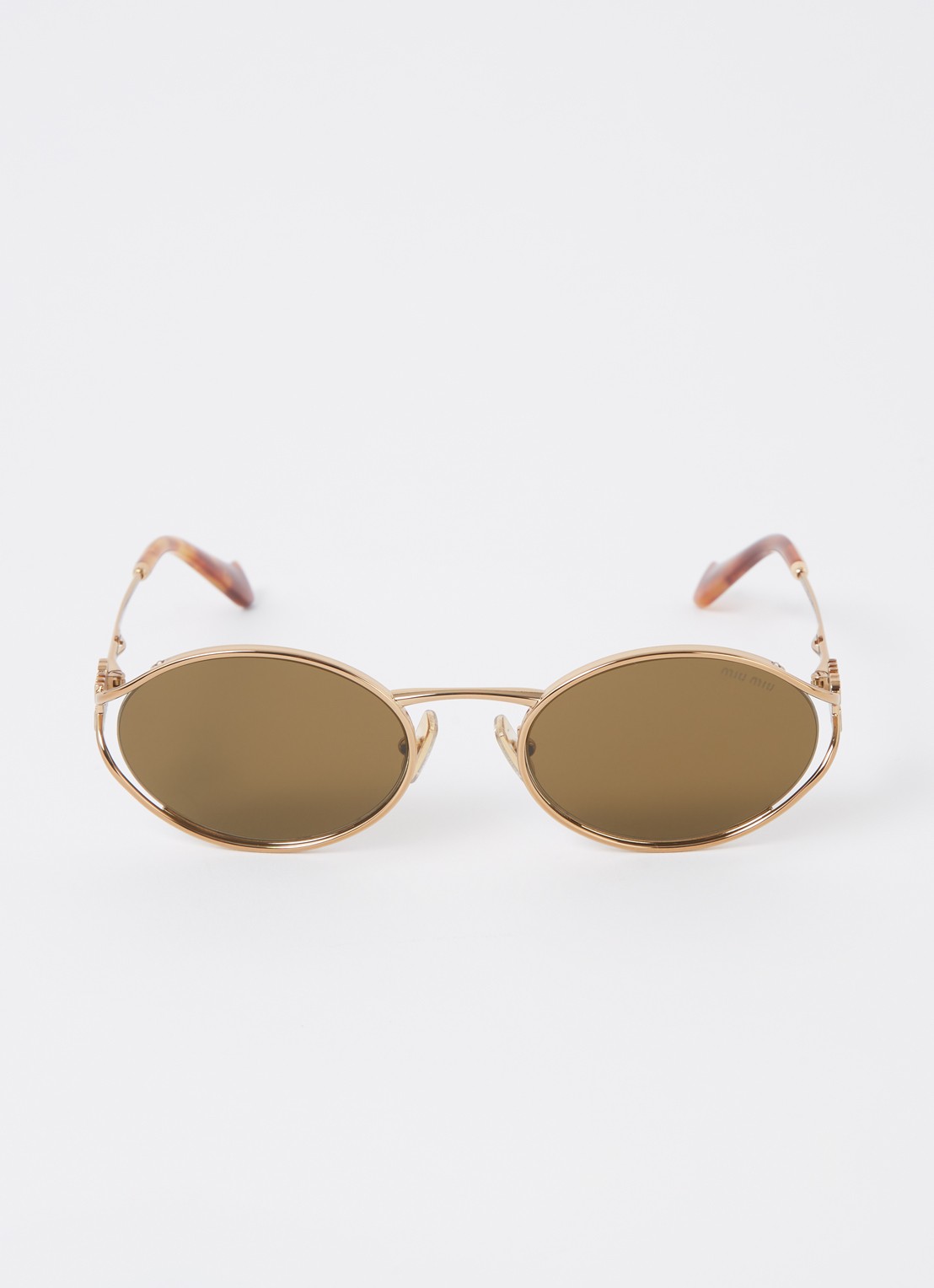 Miu Miu Retro zonnebril MU 52YS - detail 2 goud