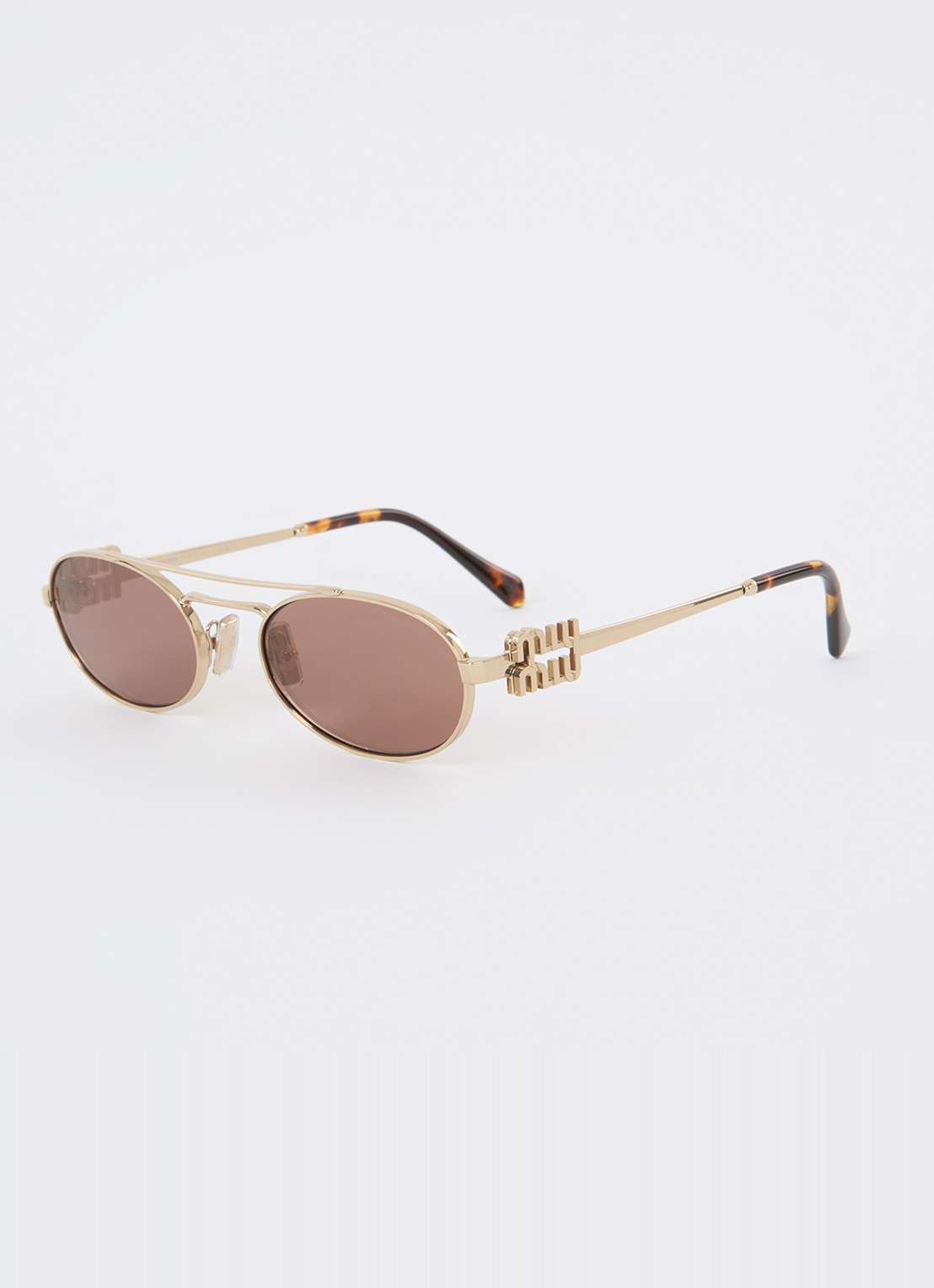 Miu Miu Retro zonnebril MU 54ZS - voorkant goud