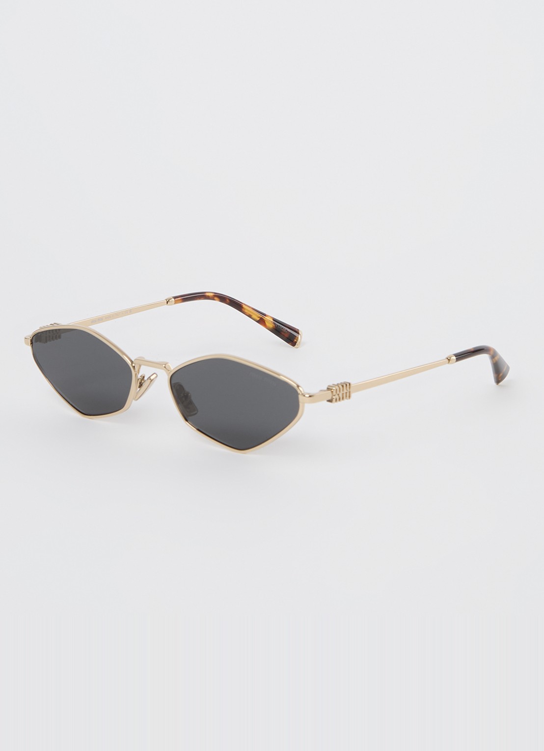 Miu Miu Retro zonnebril MU 56ZS - voorkant goud
