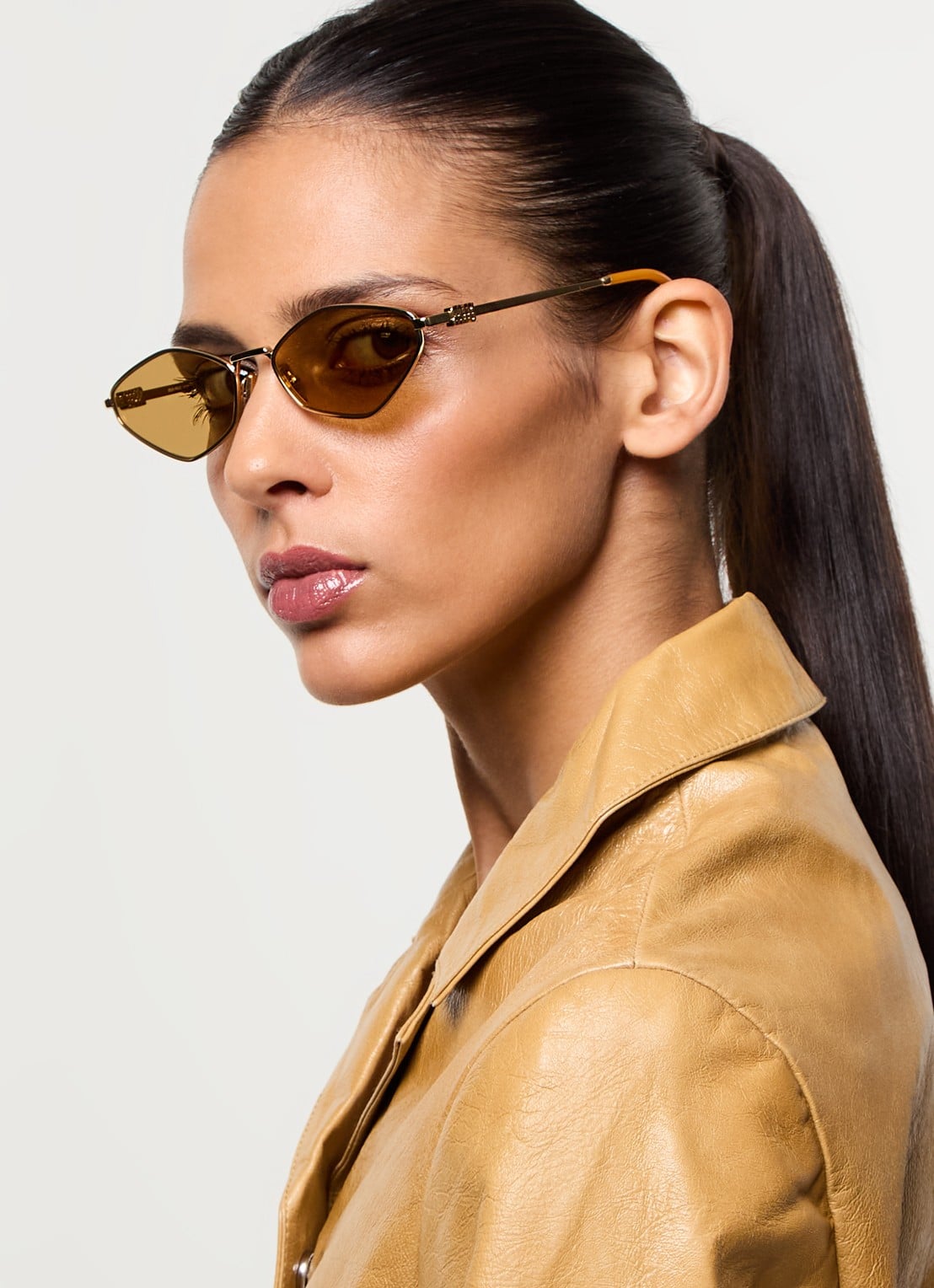 Miu Miu Retro zonnebril MU 56ZS - voorkant 5 goud