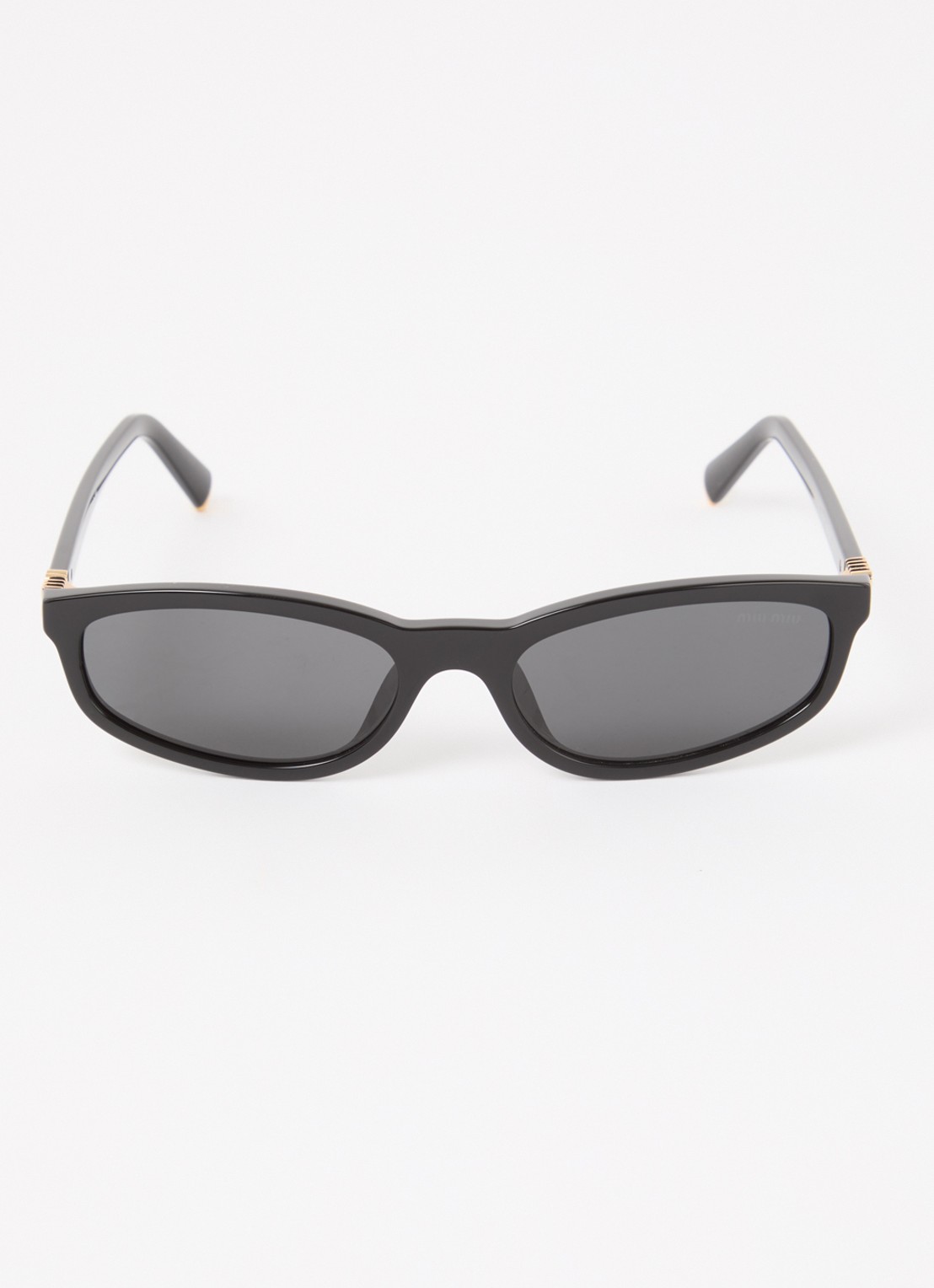 Miu Miu Retro zonnebril MU A06S - detail zwart