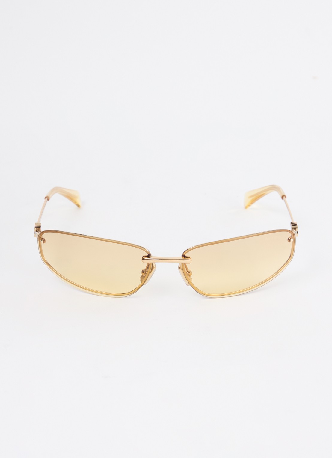 Miu Miu Retro zonnebril MU A505 - detail 2 geel