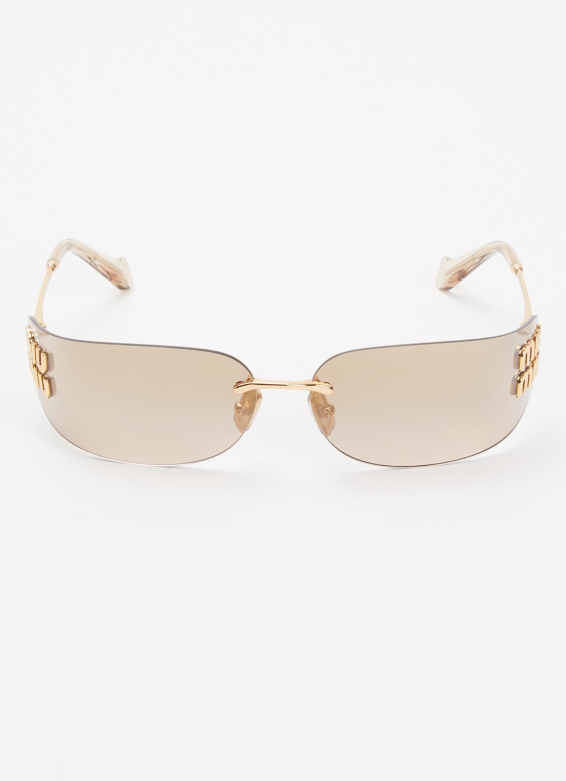 Miu Miu Retro zonnebril MU A51S - detail 2 goud