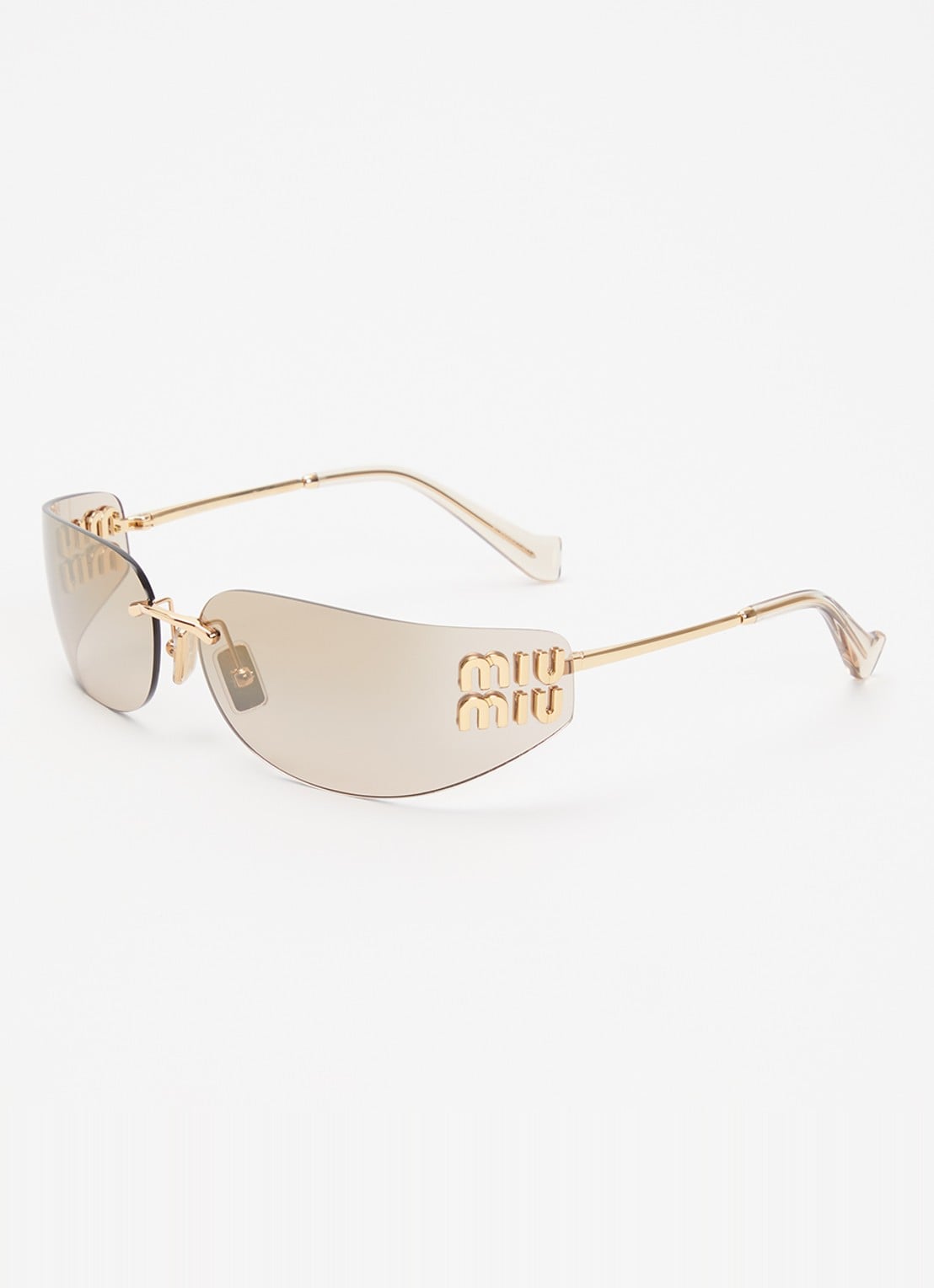 Miu Miu Retro zonnebril MU A51S - voorkant goud