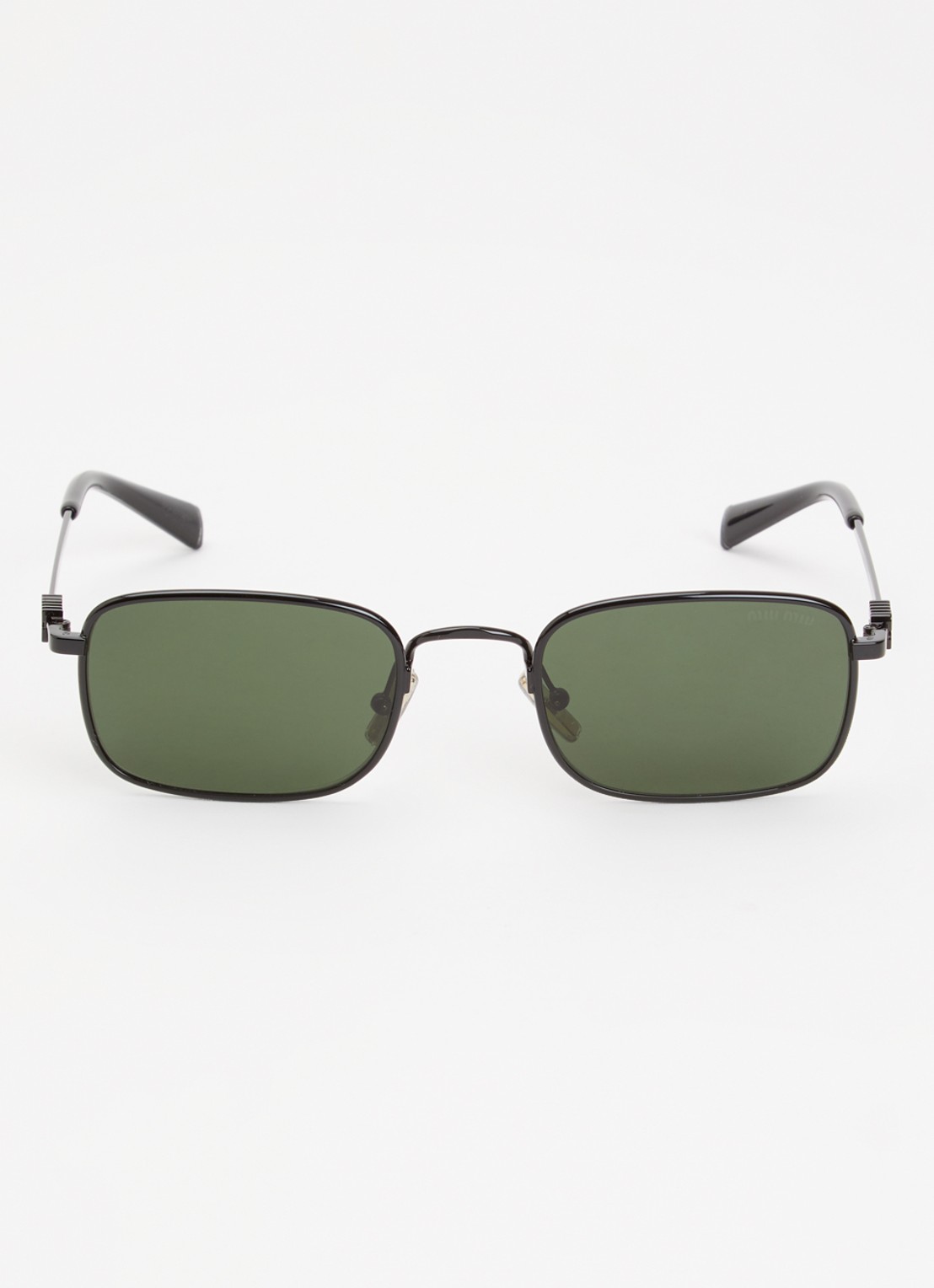 Miu Miu Retro zonnebril MU A53S - detail zwart