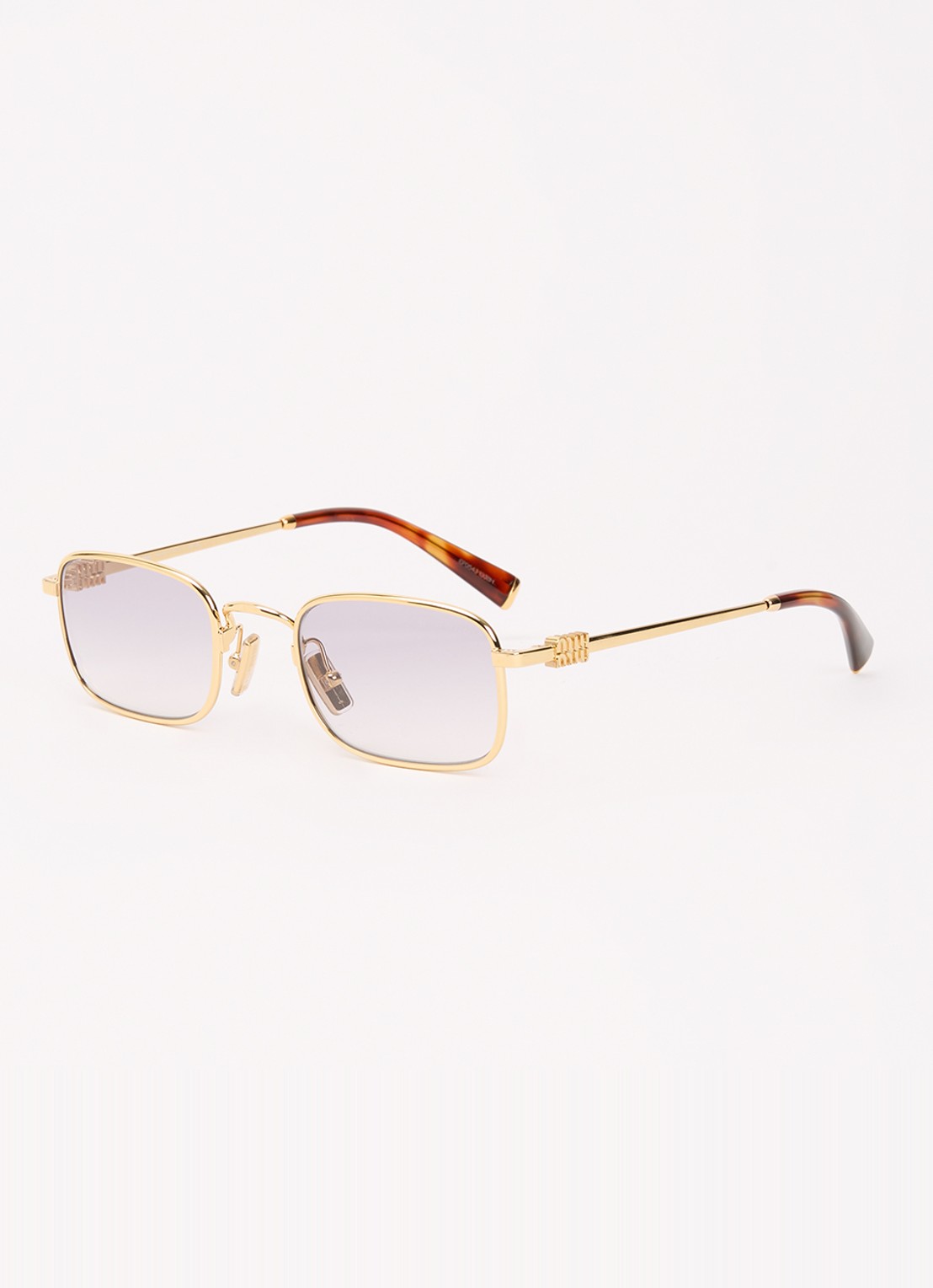 Miu Miu Retro zonnebril MU A53S - voorkant 4 goud