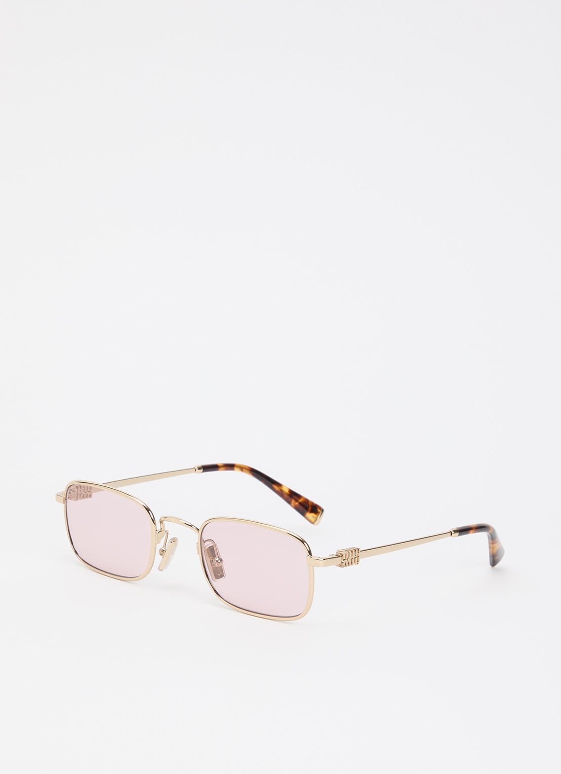 Miu Miu Retro zonnebril MU A53S - voorkant goud