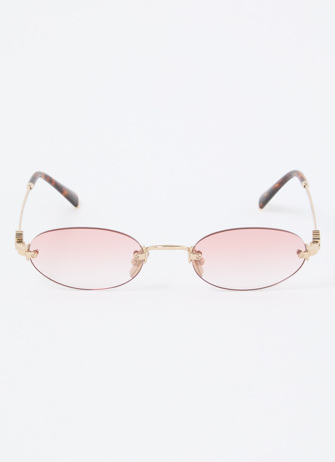 Miu Miu Retro zonnebril MU A54S - detail goud