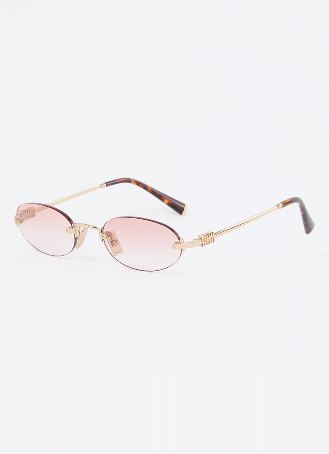 Miu Miu Retro zonnebril MU A54S - voorkant 4 goud