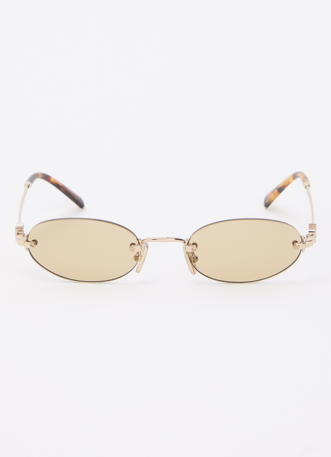 Miu Miu Retro zonnebril MU A54S - detail 2 goud