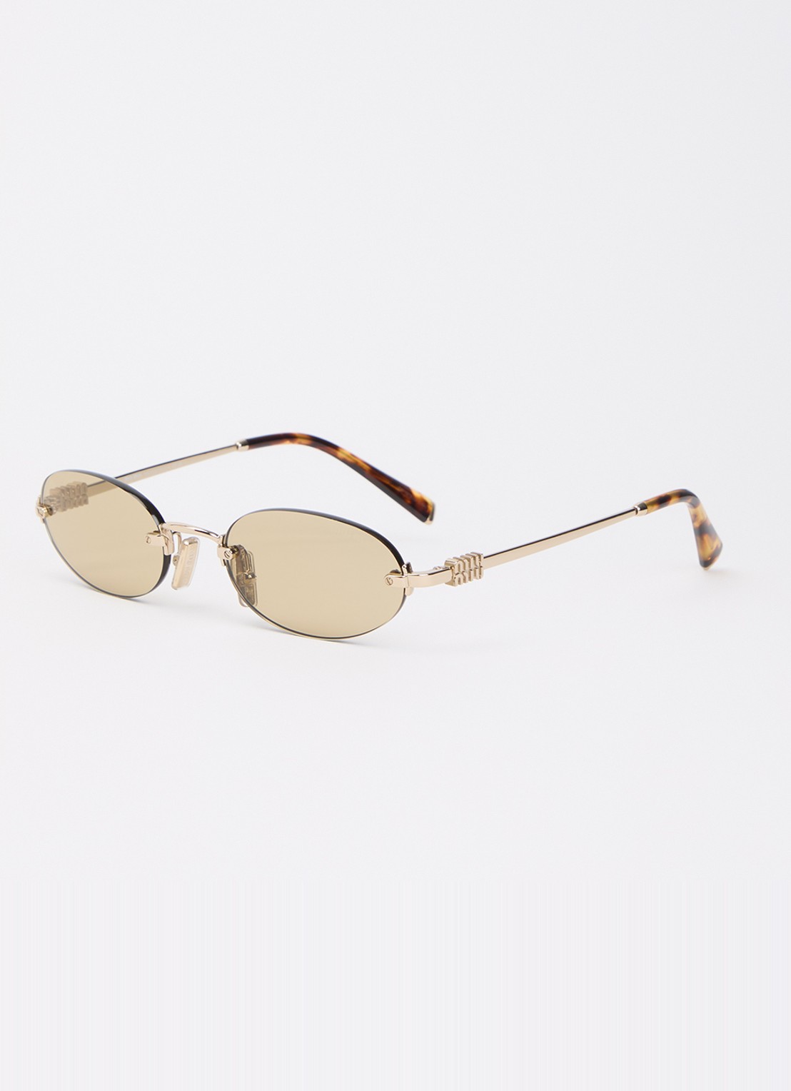 Miu Miu Retro zonnebril MU A54S - voorkant goud