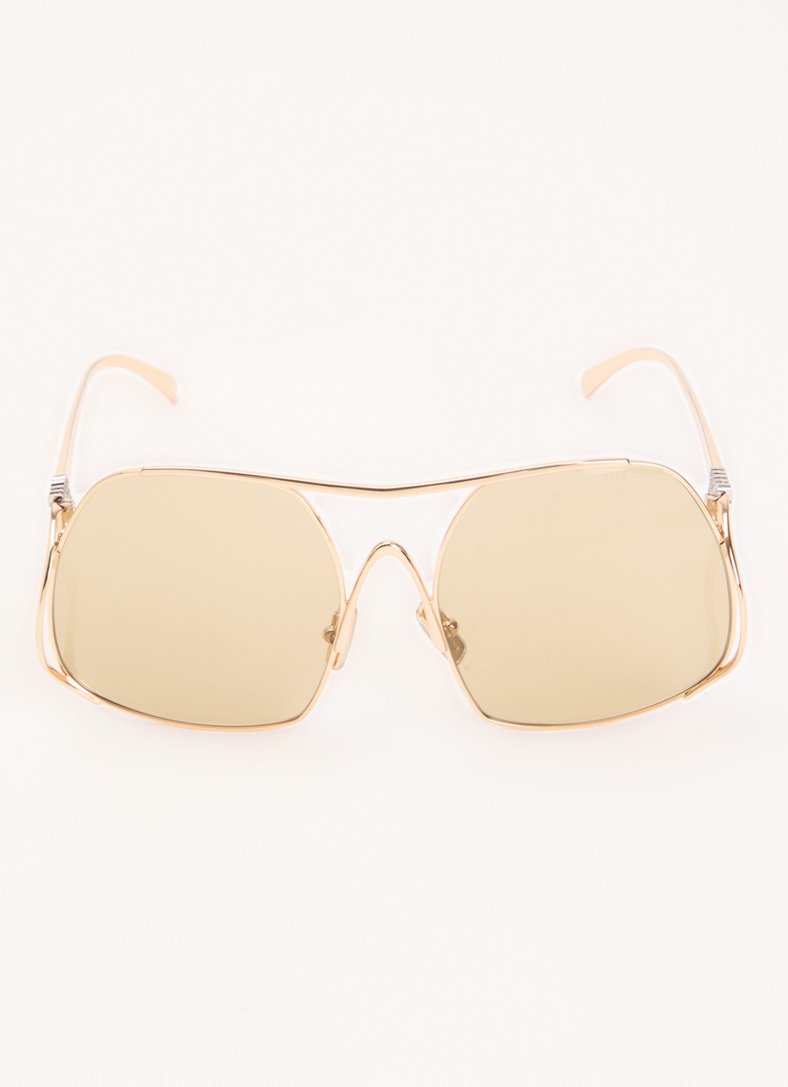 Miu Miu Retro zonnebril MU A55S  - detail 2 goud