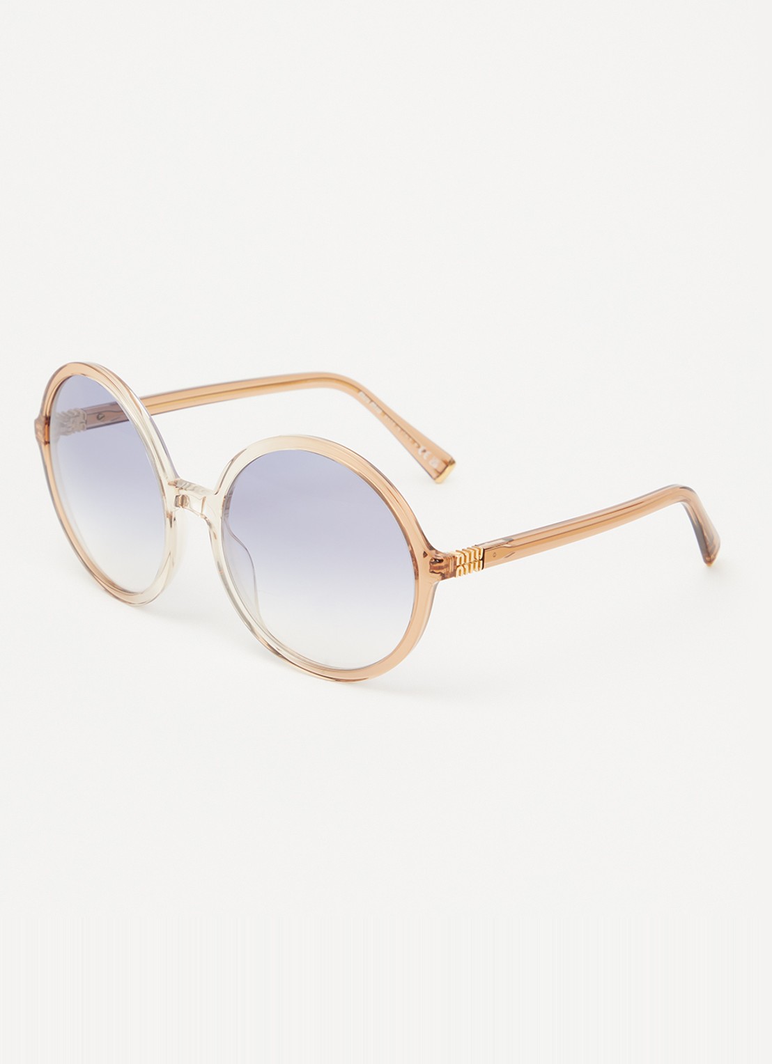 Miu Miu Retro zonnebril MU B02S - voorkant lichtbruin