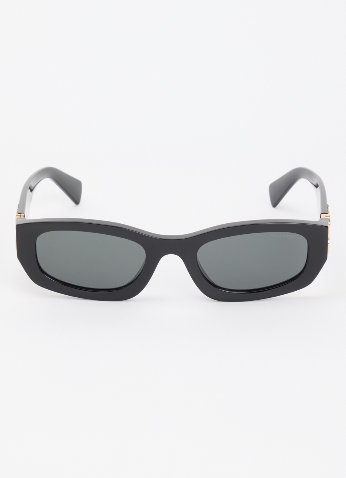 Miu Miu Retro zonnebril MU B04  - detail 2 zwart