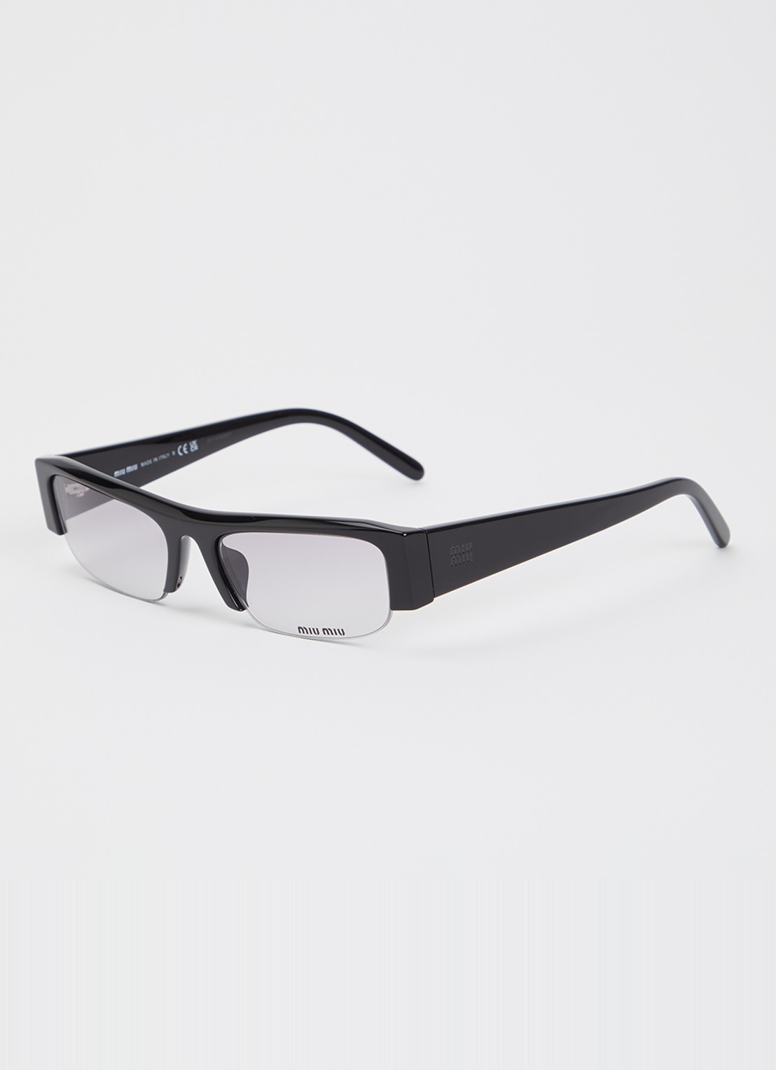 Miu Miu Retro zonnebril MU B07S - voorkant 4 zwart