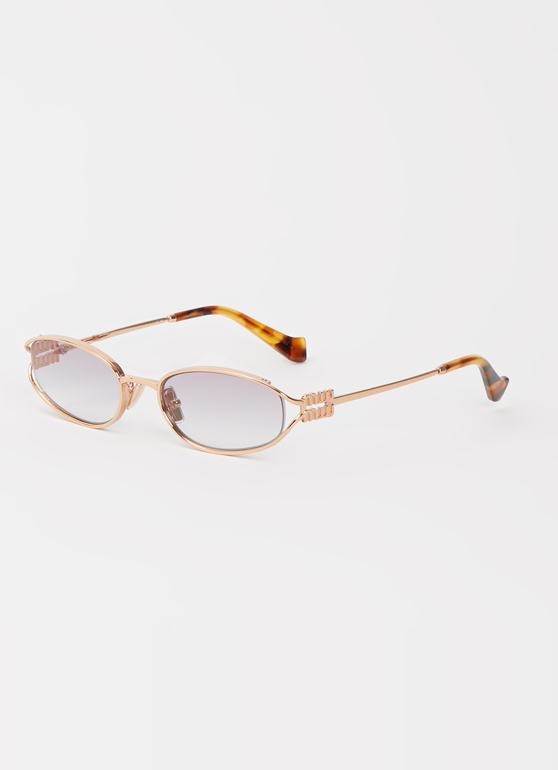 Miu Miu Retro zonnebril MU C51S - voorkant 4 roségoud