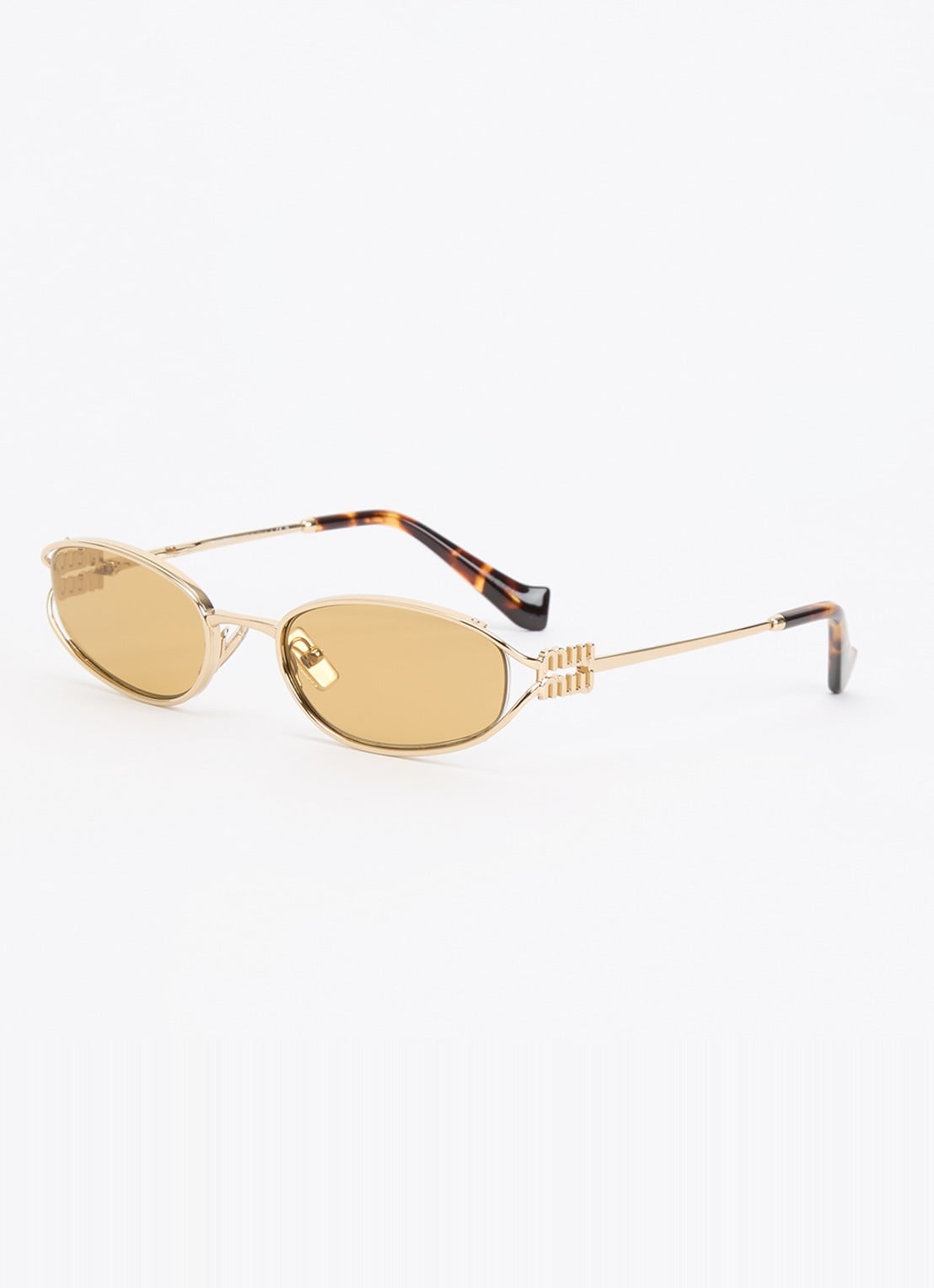 Miu Miu Retro zonnebril MU C51S - voorkant goud