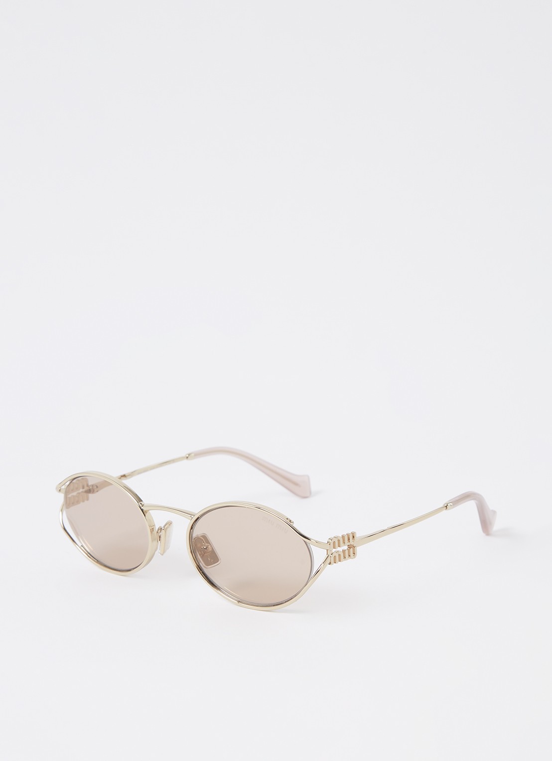 Miu Miu Retro zonnebril MU52YS - voorkant goud
