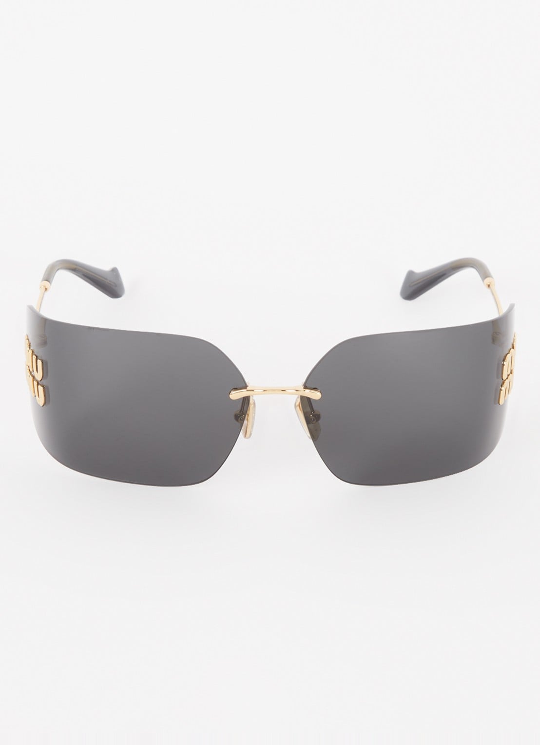 Miu Miu Runway zonnebril MU 54YS - detail 3 goud