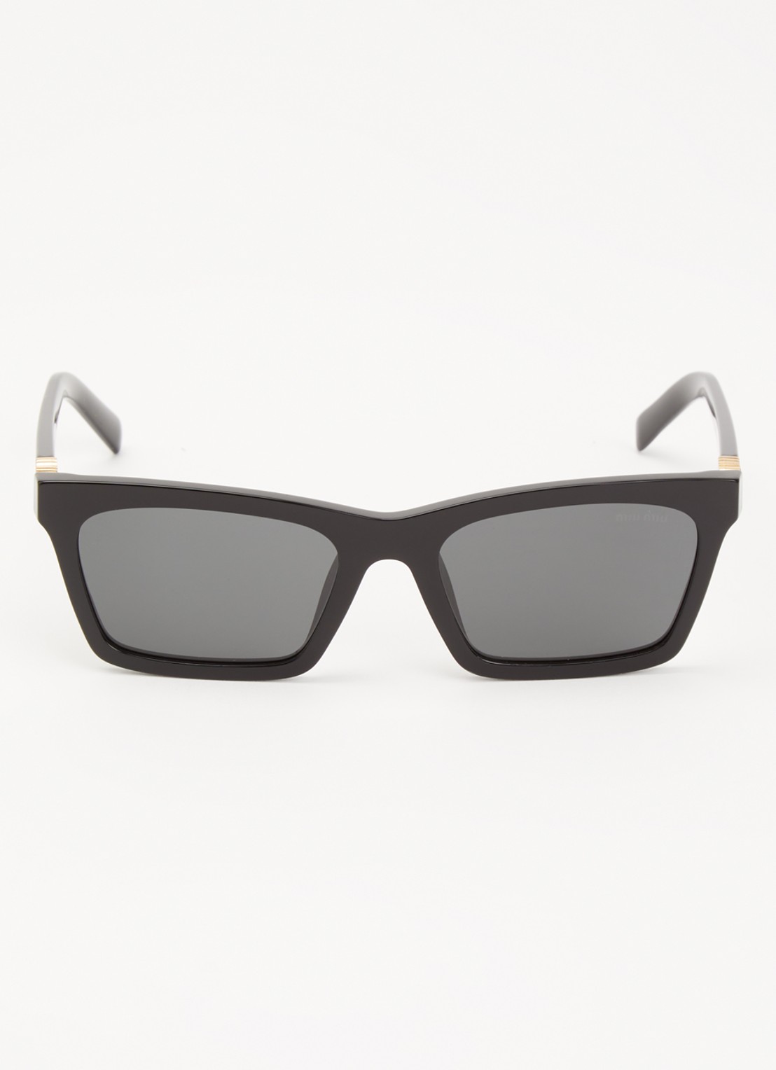 Miu Miu Wayfarer zonnebril MU A05S - detail 2 zwart