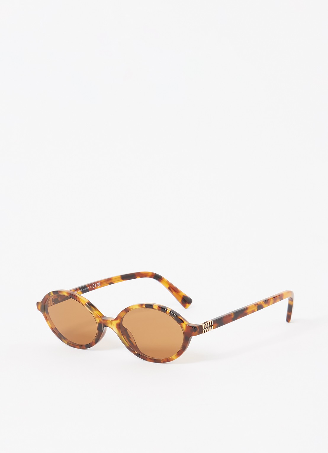 Miu Miu Zonnebril MU 04ZS - voorkant bruin