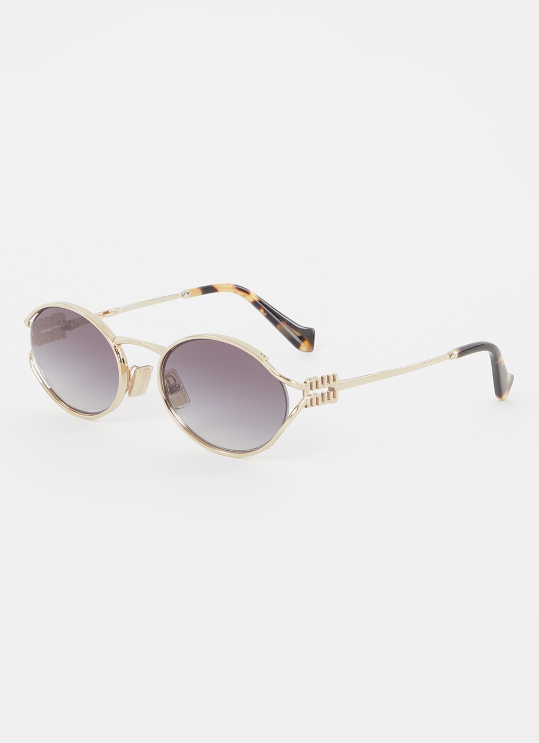Miu Miu Zonnebril MU 52YS - voorkant goud