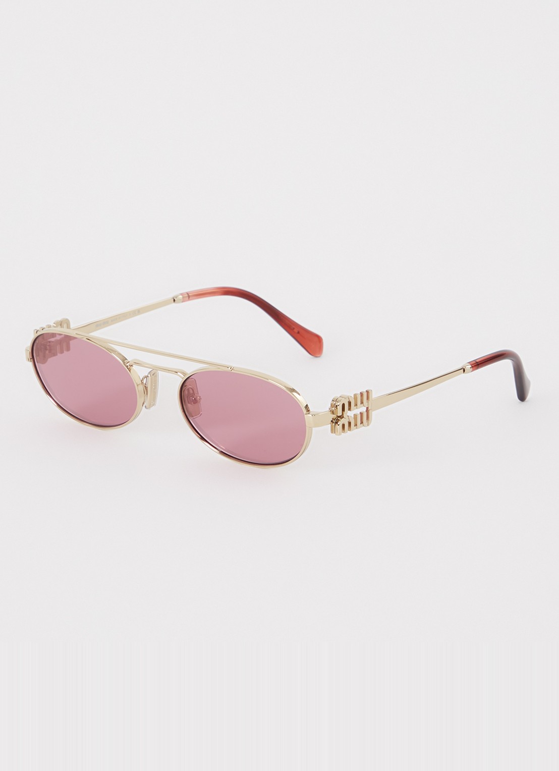 Miu Miu Zonnebril MU 54ZS - voorkant 4 goud