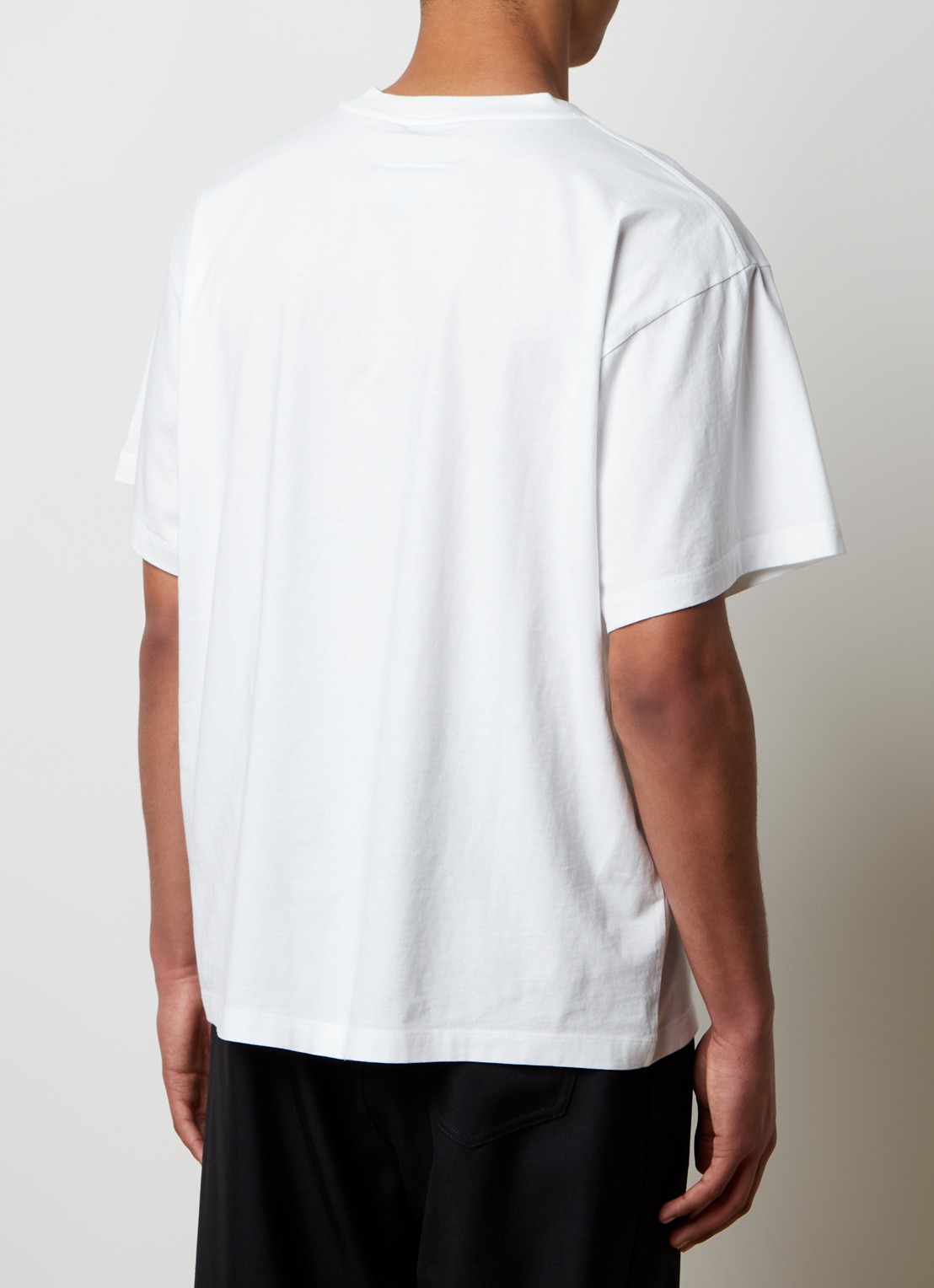 MM6 T-shirt met logo - achterkant wit
