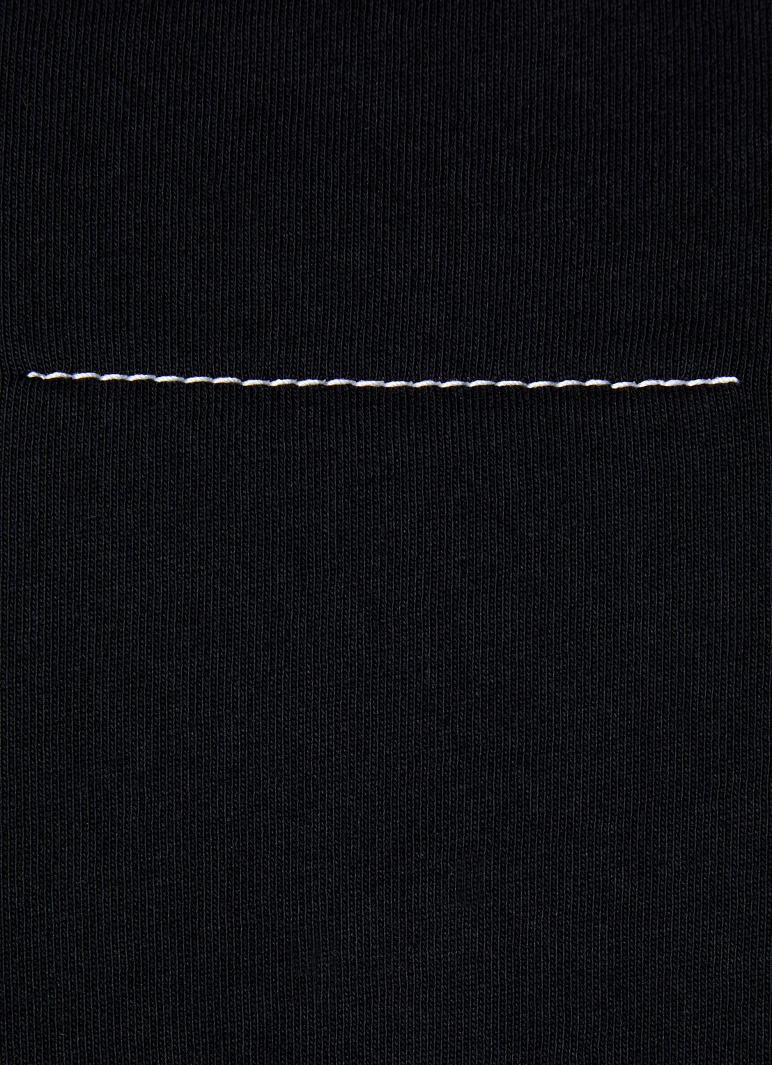 MM6 T-shirt met logo - detail 4 zwart